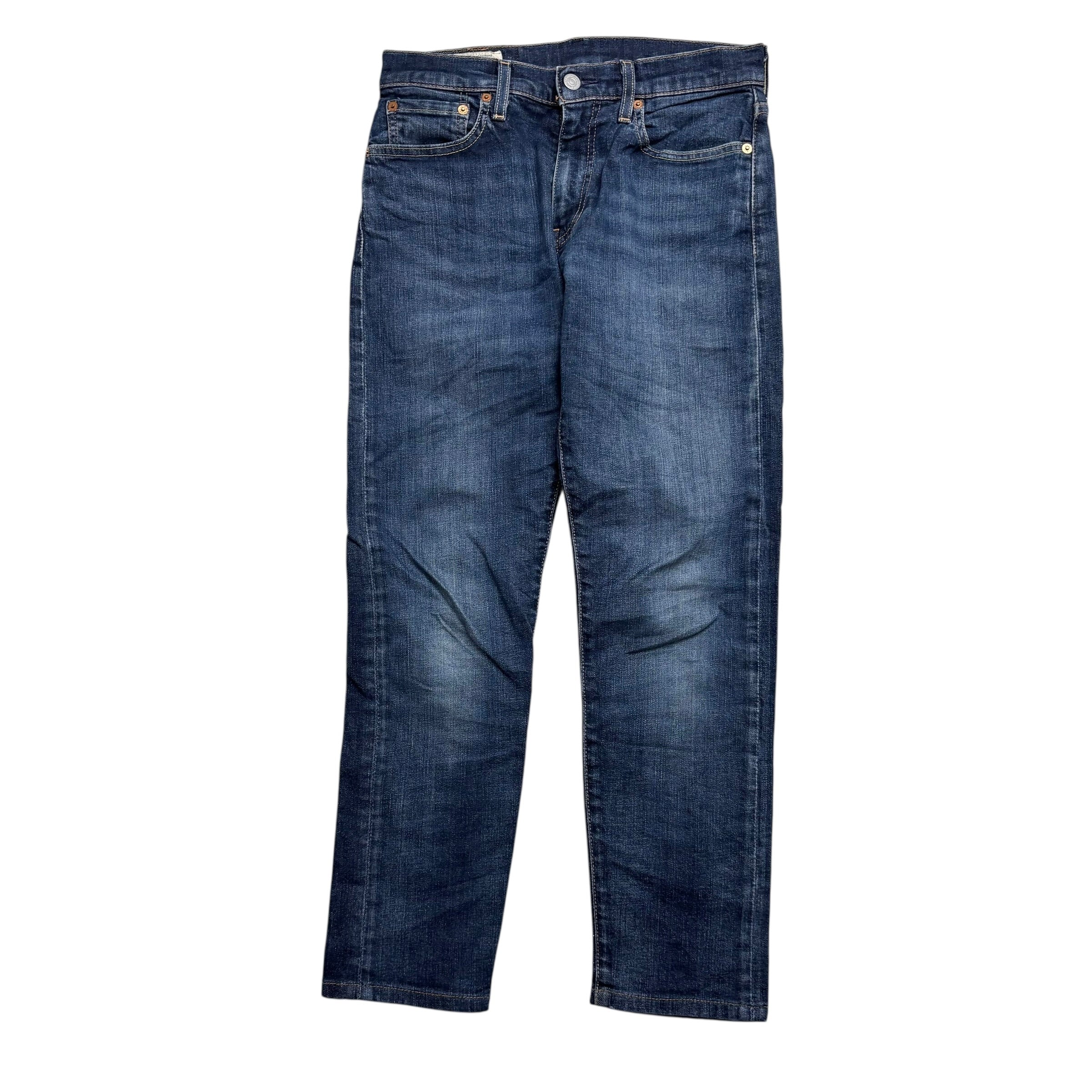 Levis 512 Jeans W28 L27 Mens Dark Blue Slim Tapered Fit Stretch Denim (E)