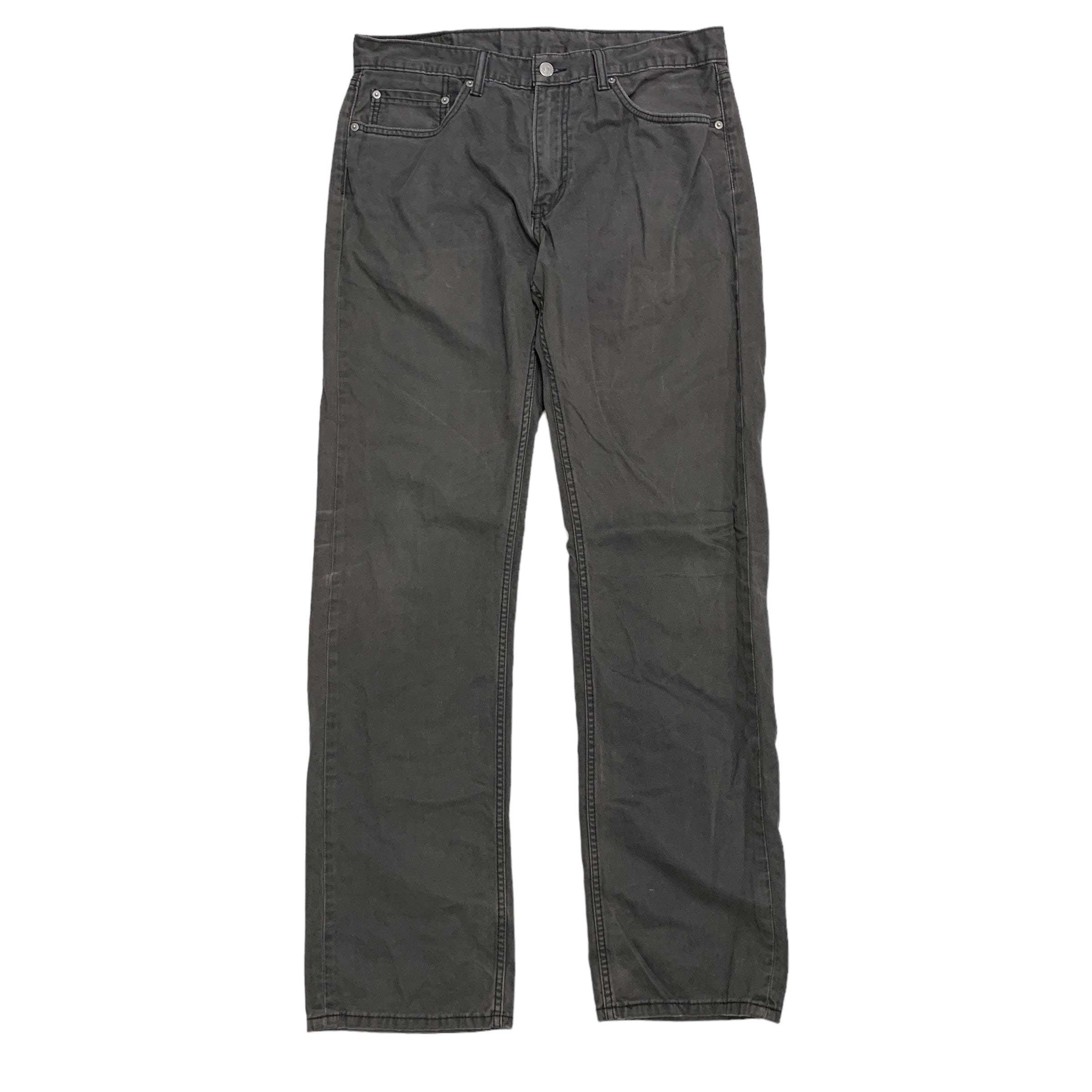 Levis 559 Trousers W34 L36 Mens Grey Relaxed Fit Cotton Pants