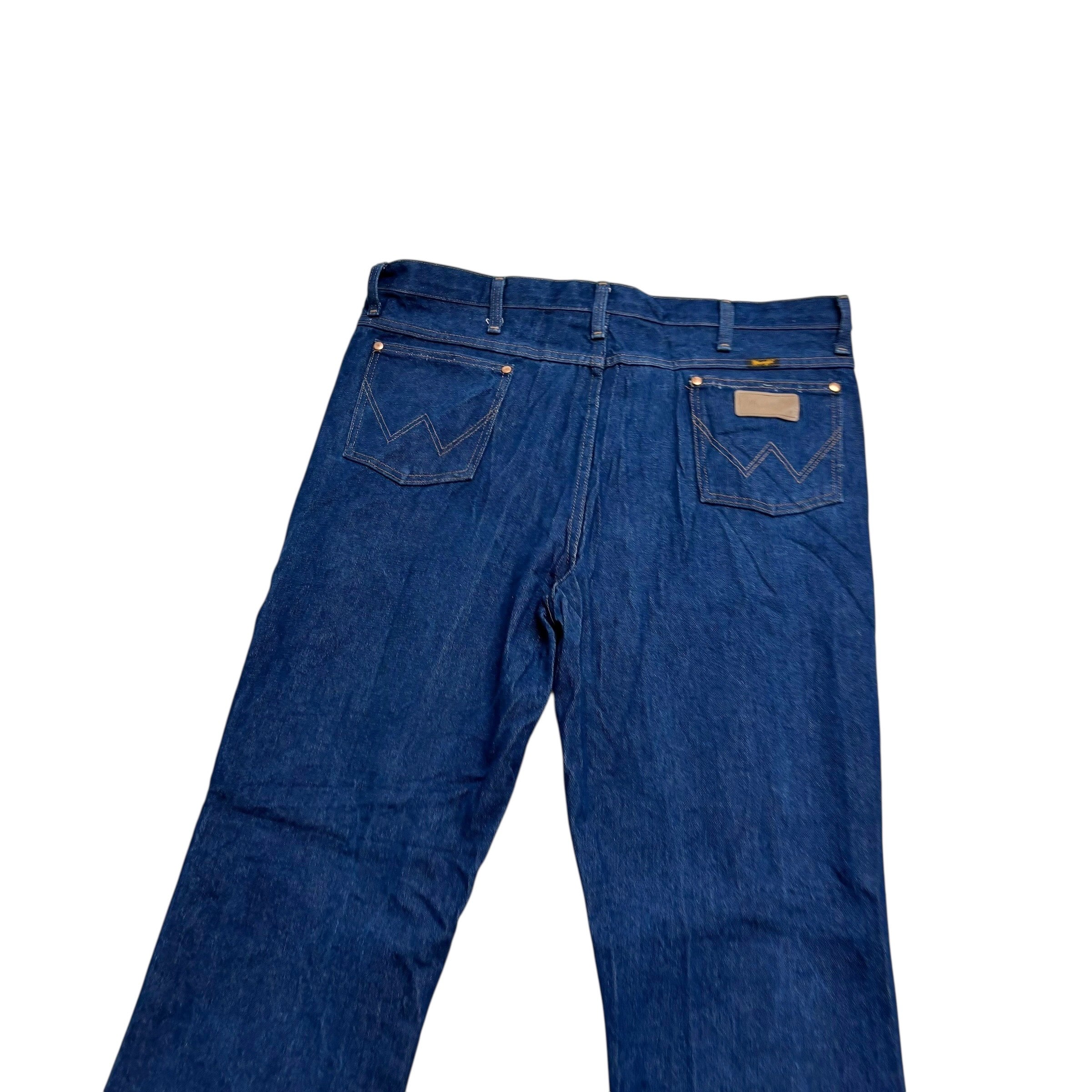 Wrangler Jeans Cowboy Cut W40 L34 Mens Dark Blue 936 Slim Fit Denim (E)