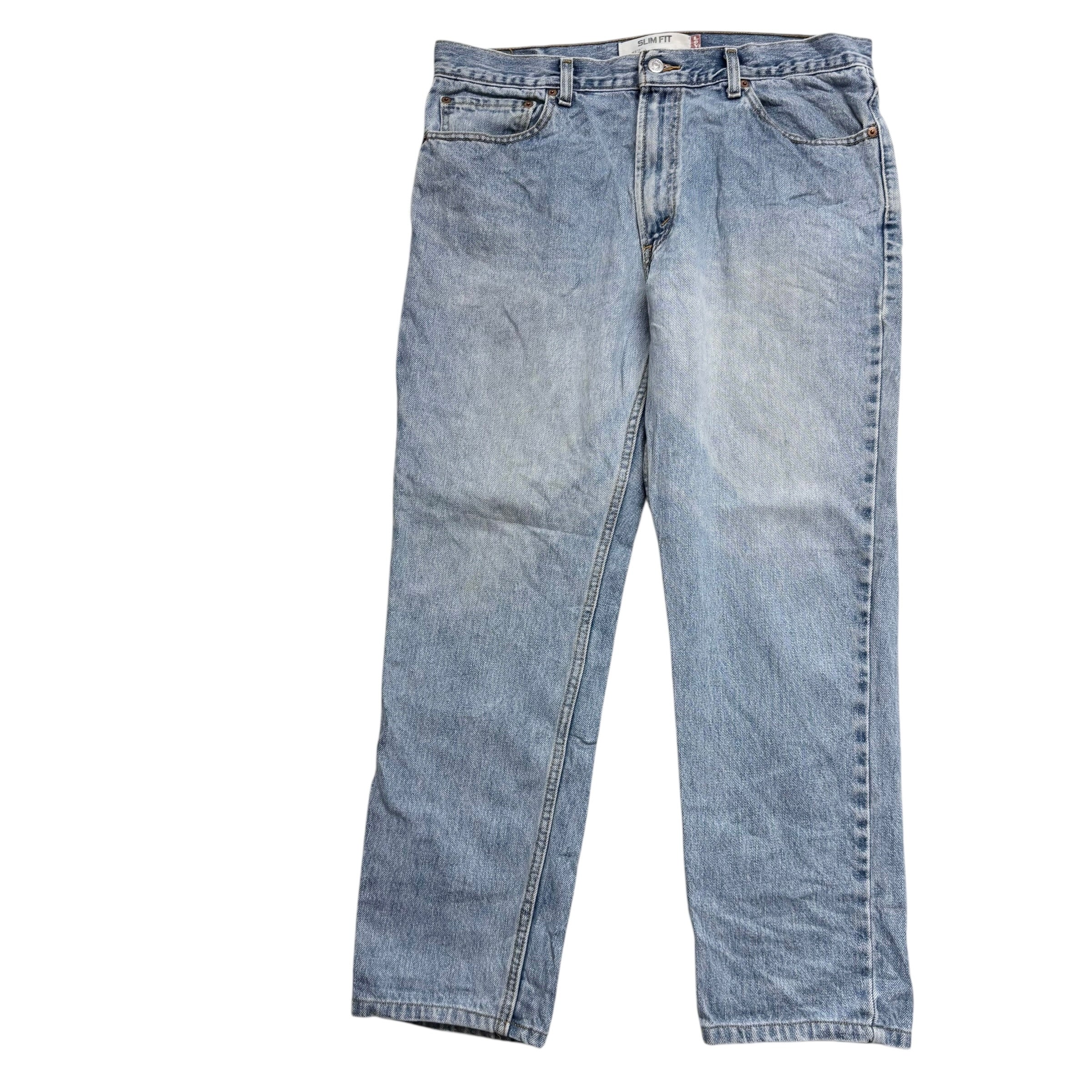 Levis 512 Jeans W36 L28 Mens Light Blue Slim Tapered Fit Vintage Denim