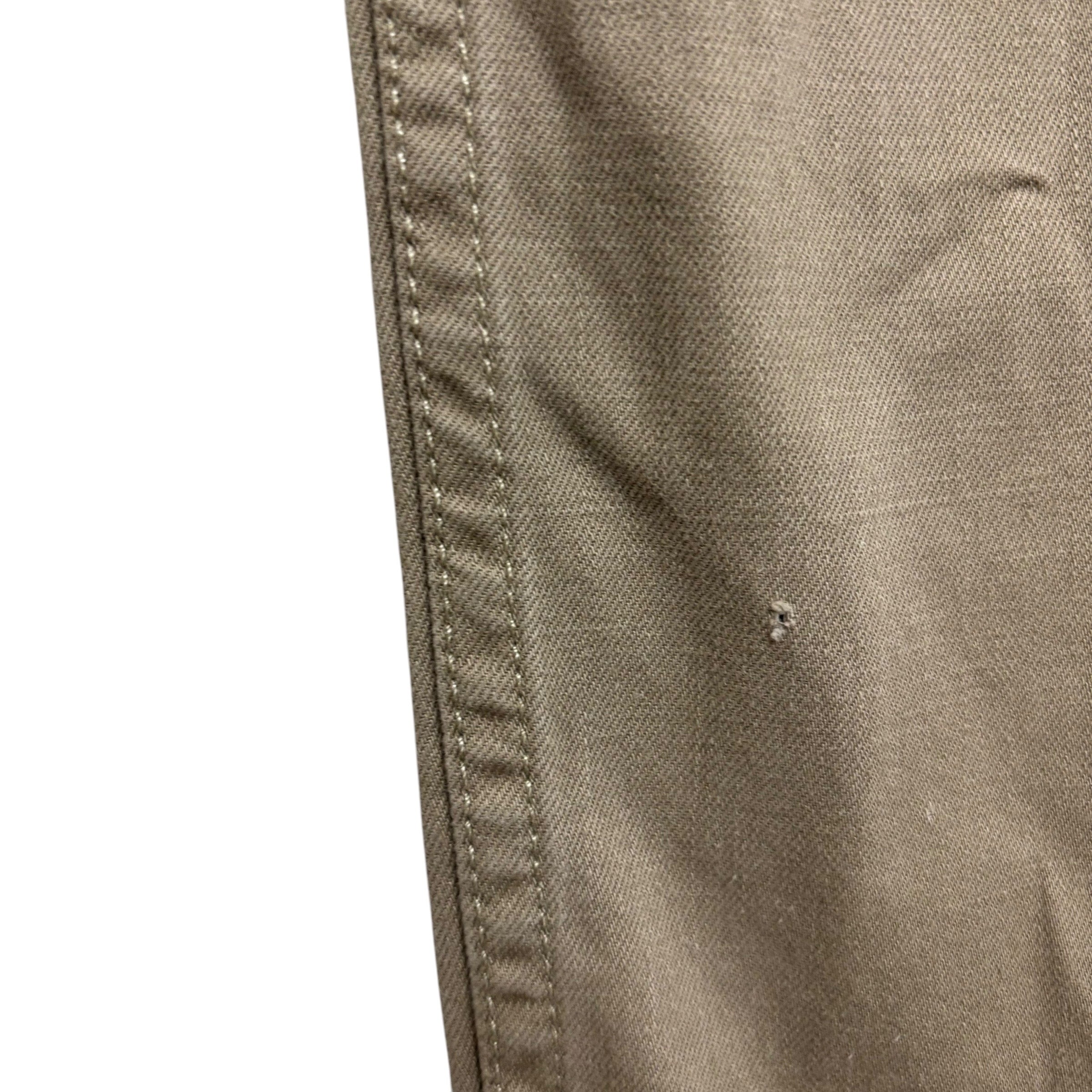 Levis 505 Trousers W30 L32 Mens Beige Regular Straight Fit Cotton Pants