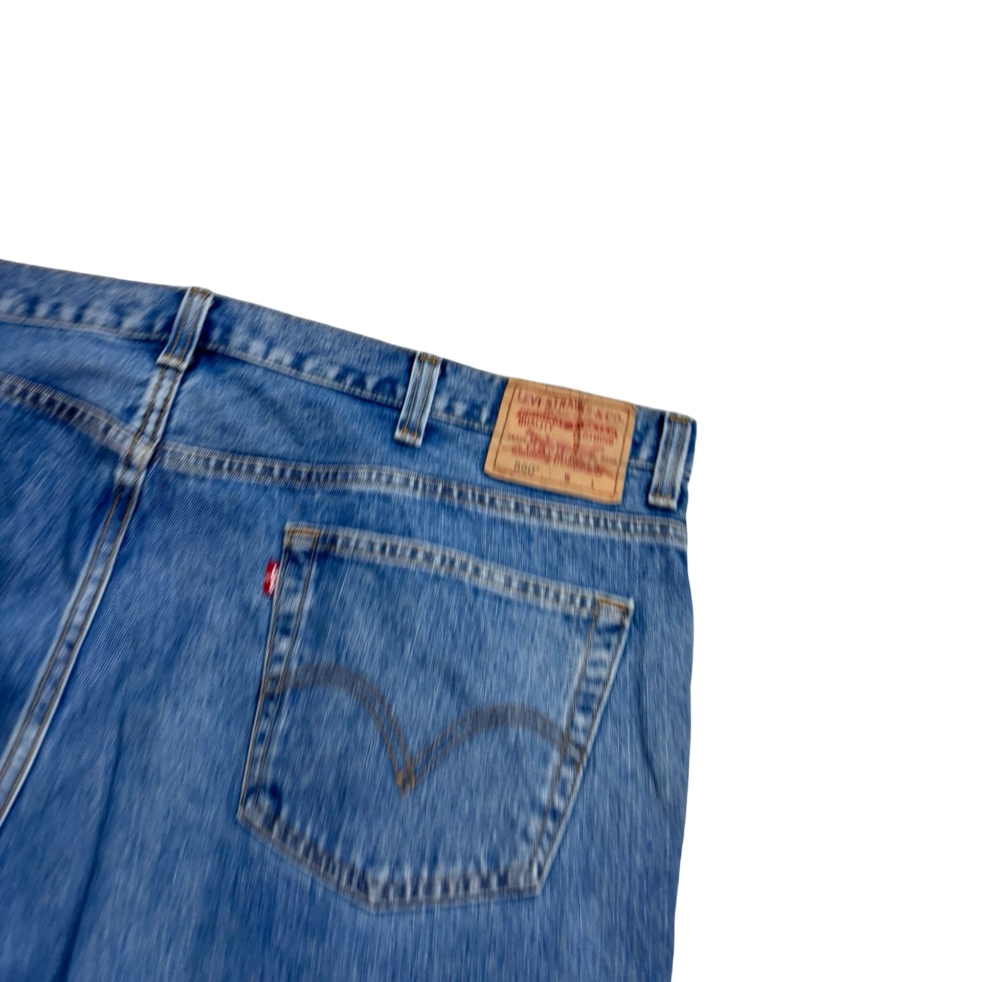 Levis 560 Jeans W46 L30 Mens Mid Blue Baggy Relaxed Comfort Fit Vintage Denim