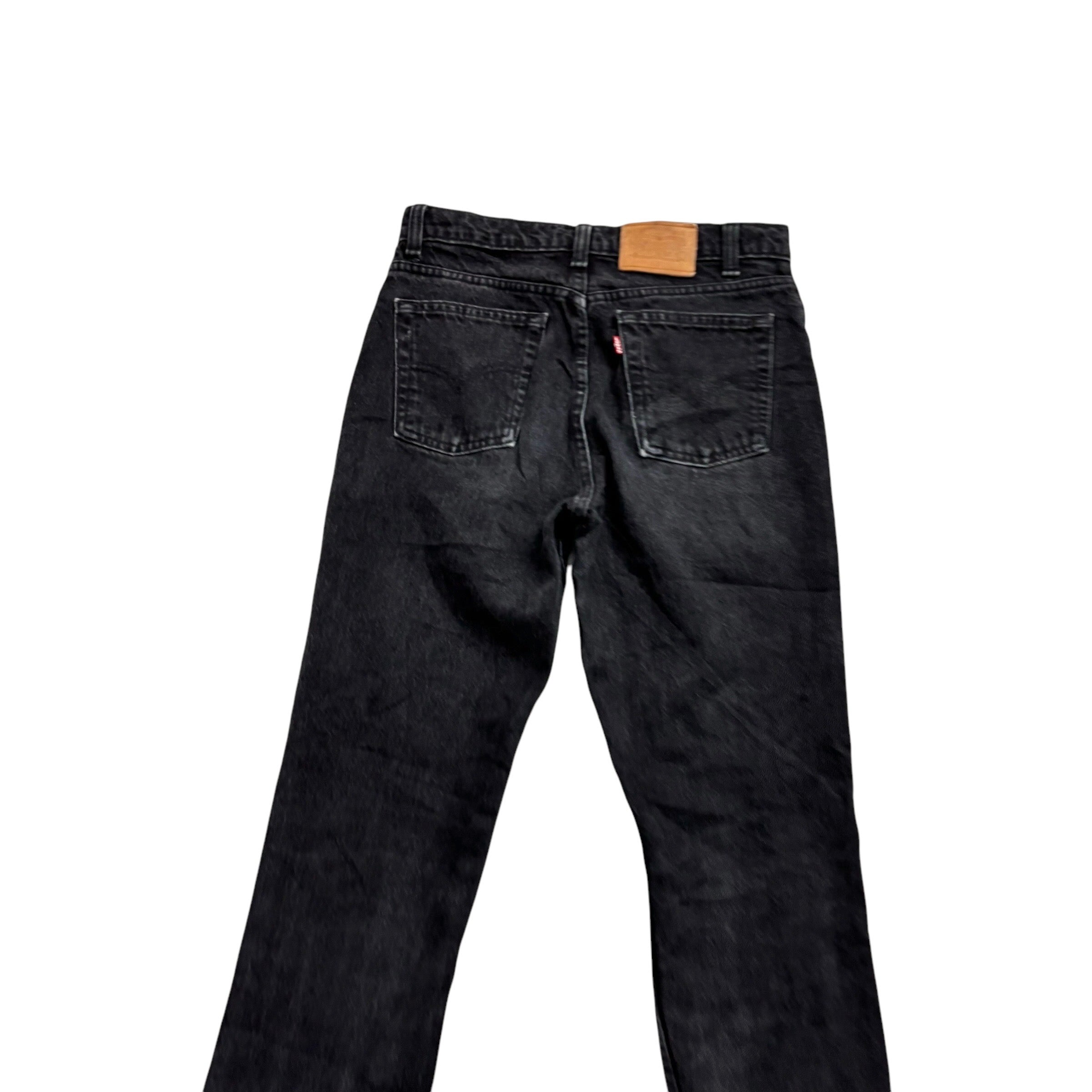 Levis 531 Jeans W29 L32 Mens Black Athletic Slim Tapered Fit Vintage Denim