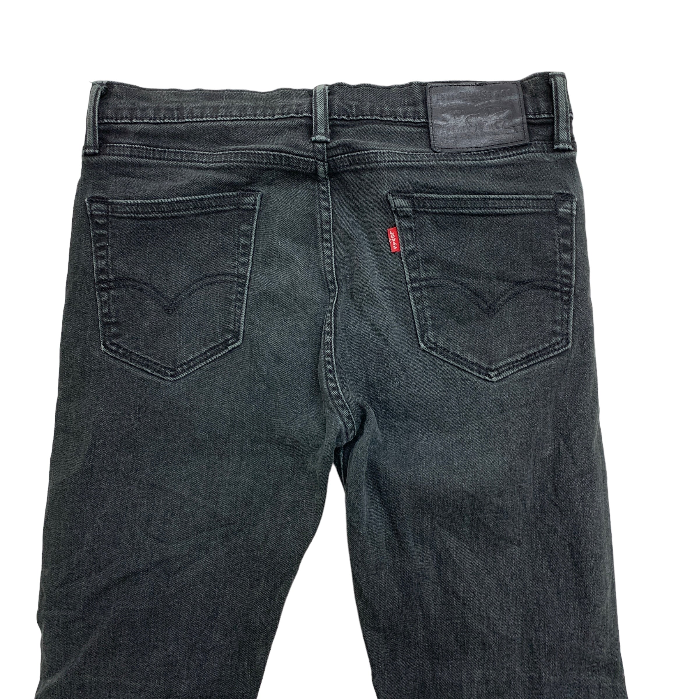 Levis 510 Jeans W30 L30 Mens Black Skinny Fit Stretch Denim