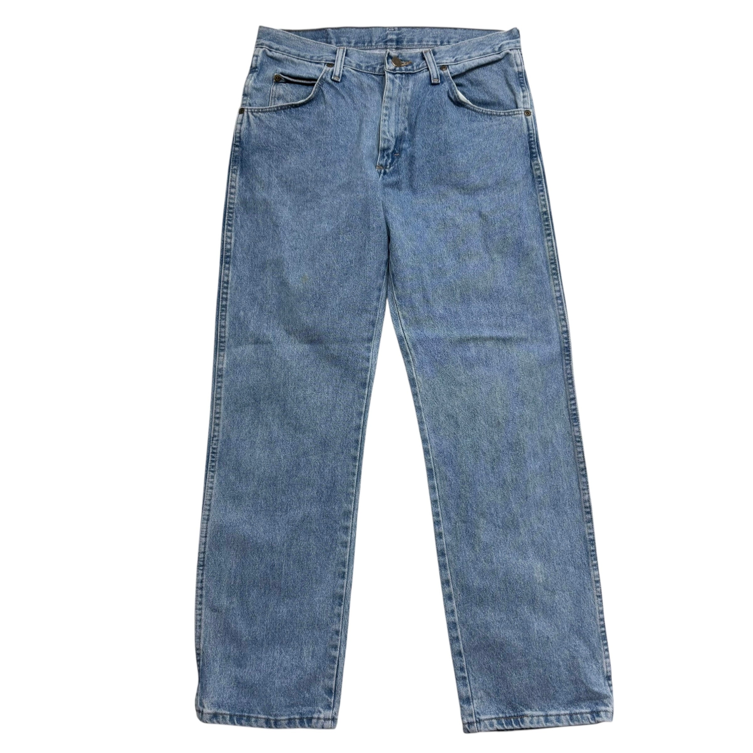 Wrangler Jeans W31 L30 Mens Light Blue Regular Straight Fit Denim
