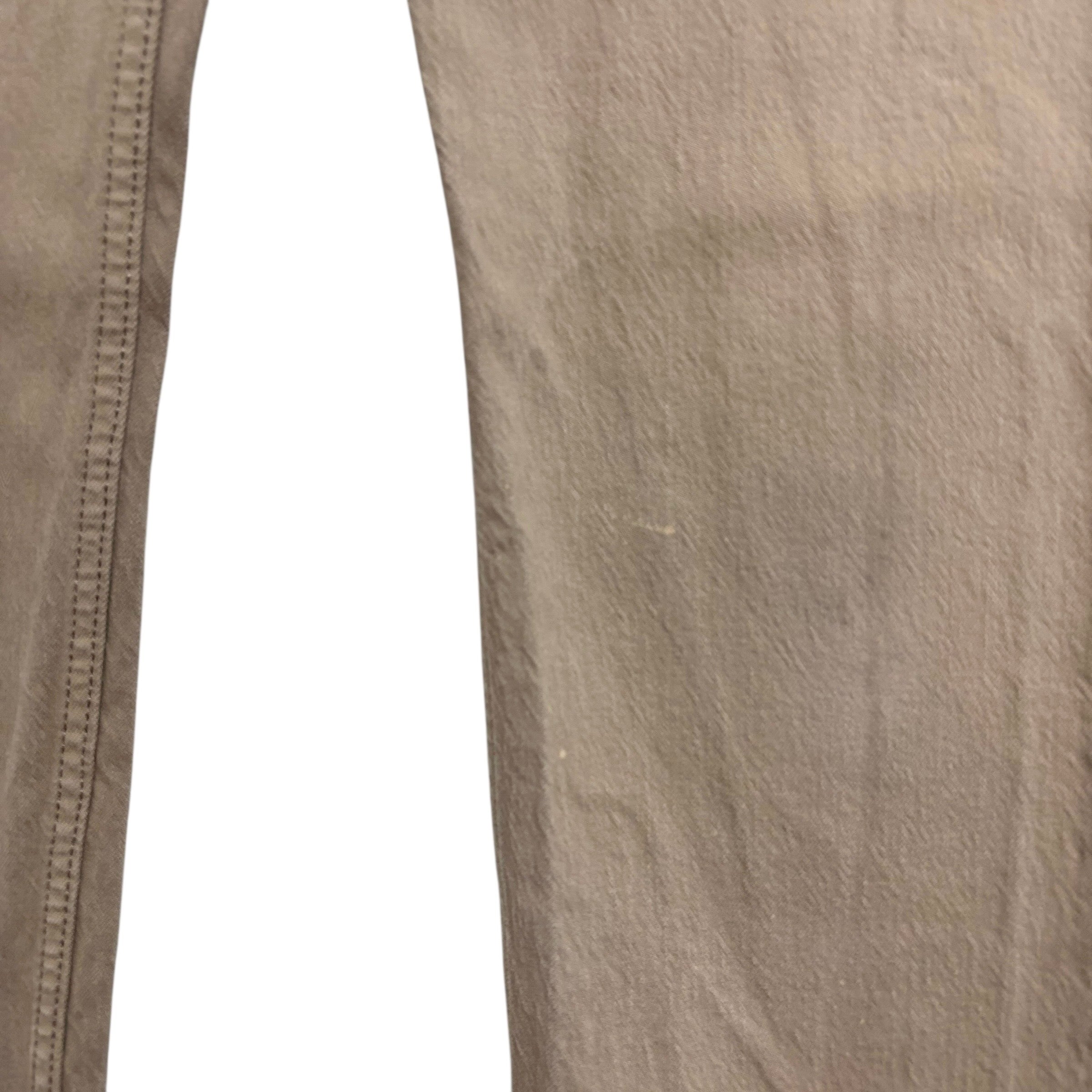 Levis 505 Jeans W32 L32 Mens Beige Regular Straight Fit Stretch Denim