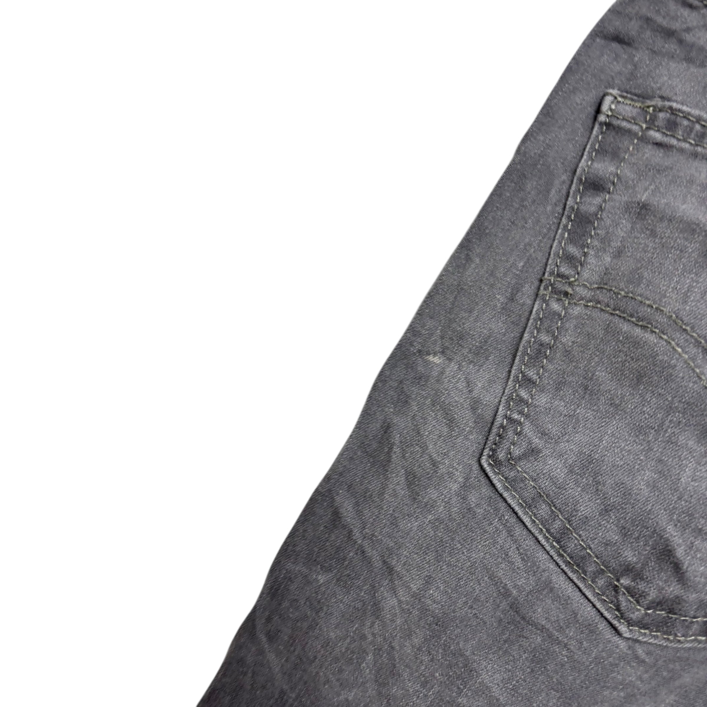 Levis 511 Jeans W35 L34 Mens Grey Slim Fit Stretch Denim