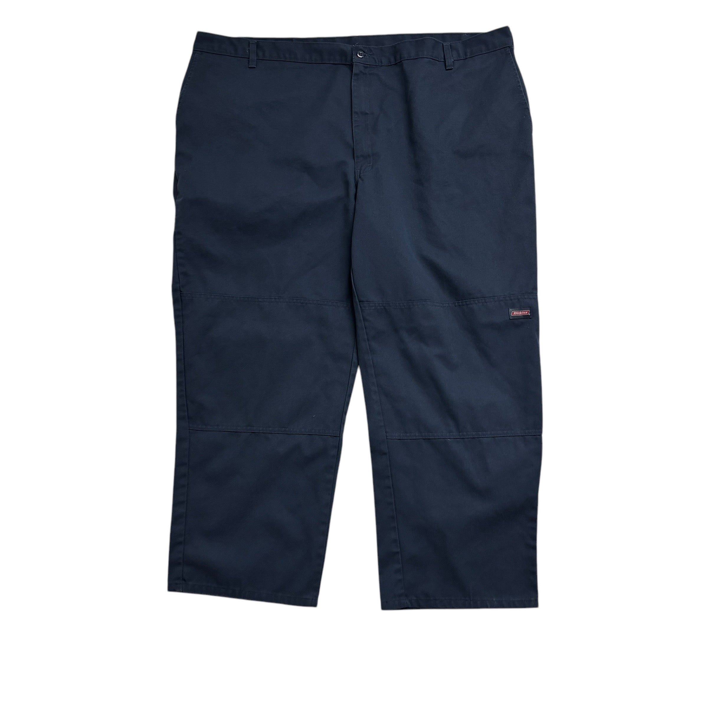 Dickies Double Knee Trousers W50 L30 Mens Blue Pants Relaxed Straight Fit