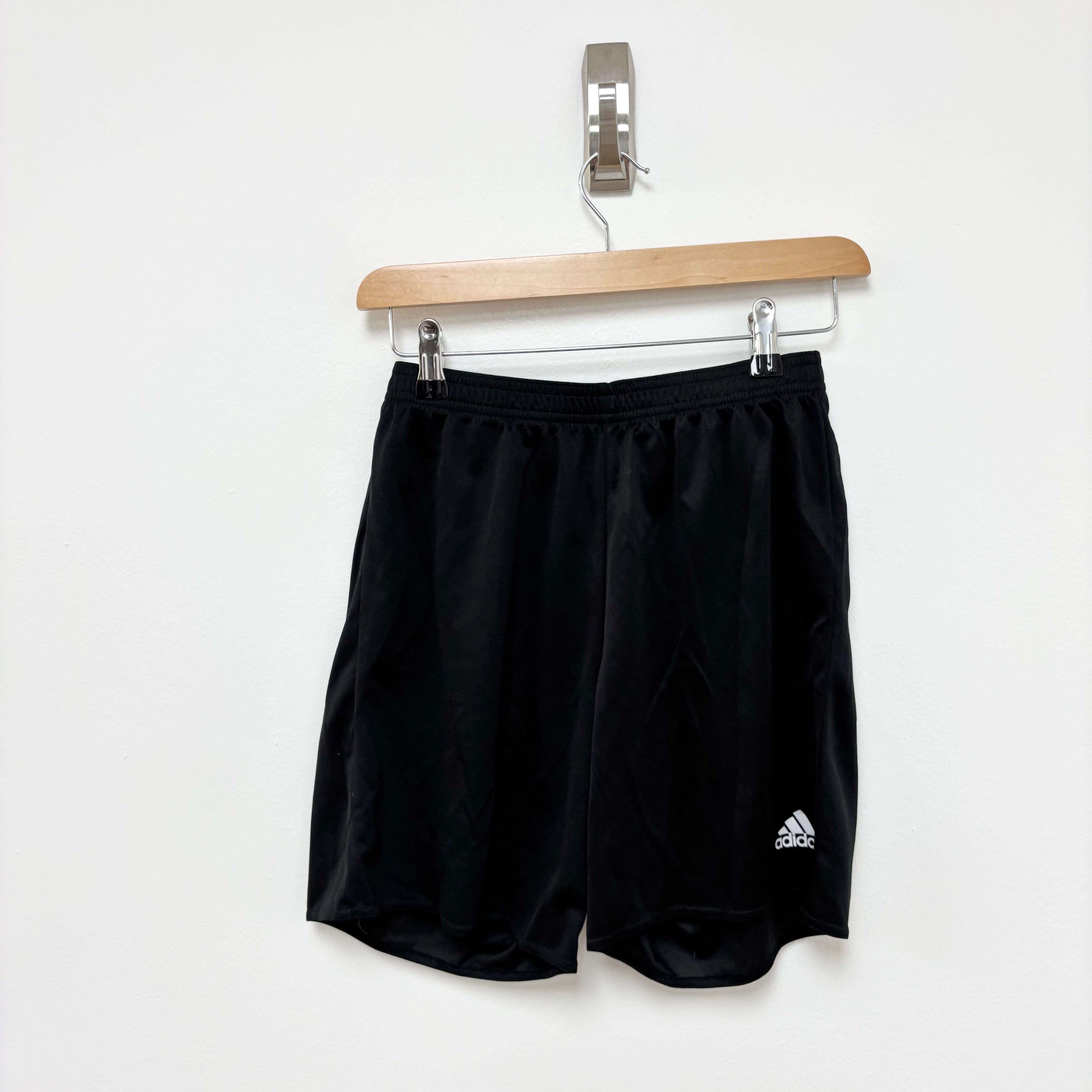 Adidas Shorts Mens Medium Black Sports Running Gym Athletic (E)