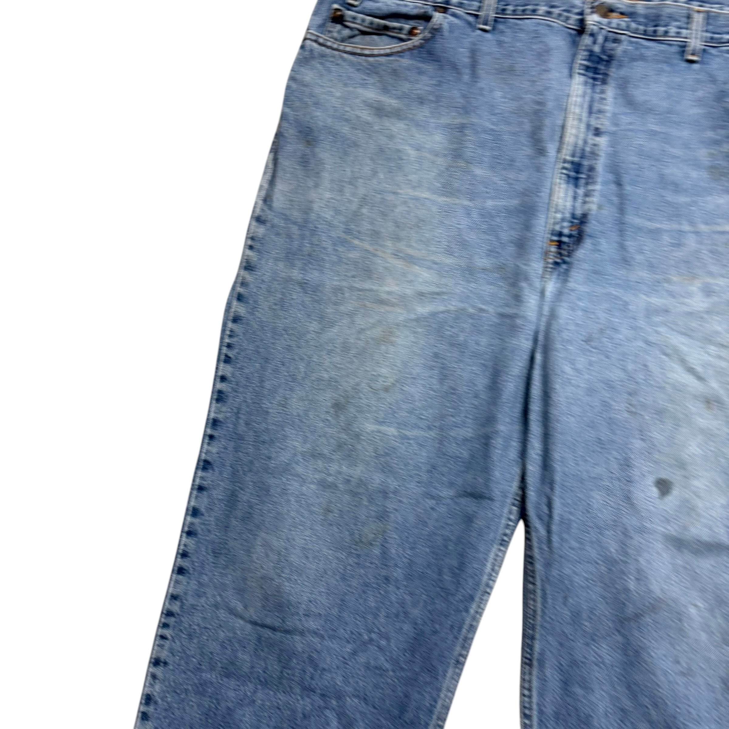 Levis 540 Jeans W46 L30 Mens Light Blue Baggy Relaxed Straight Fit Vintage (F)