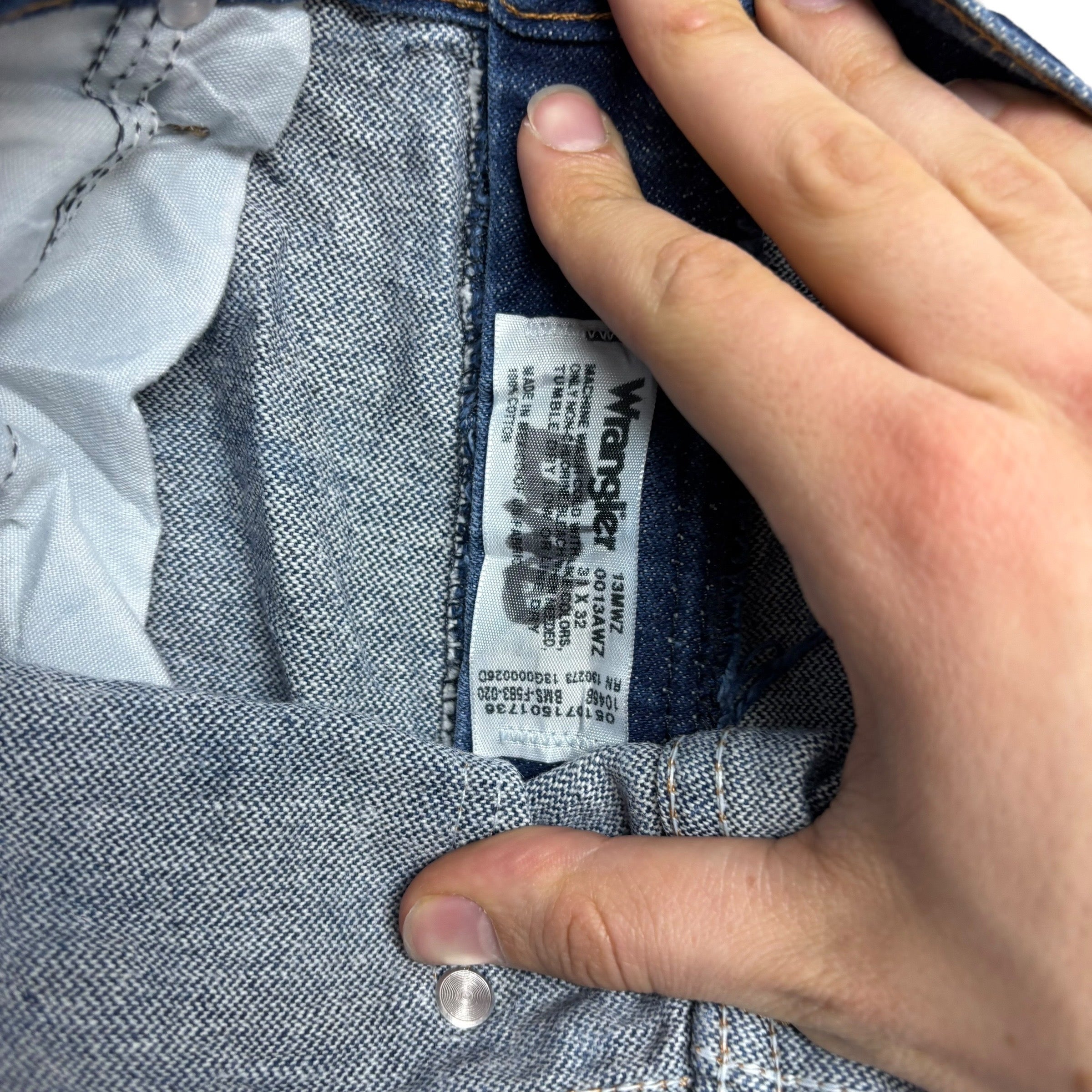 Wrangler Jeans Cowboy Cut W30 L32 Mens Mid Blue 13MWZ Original Fit Denim