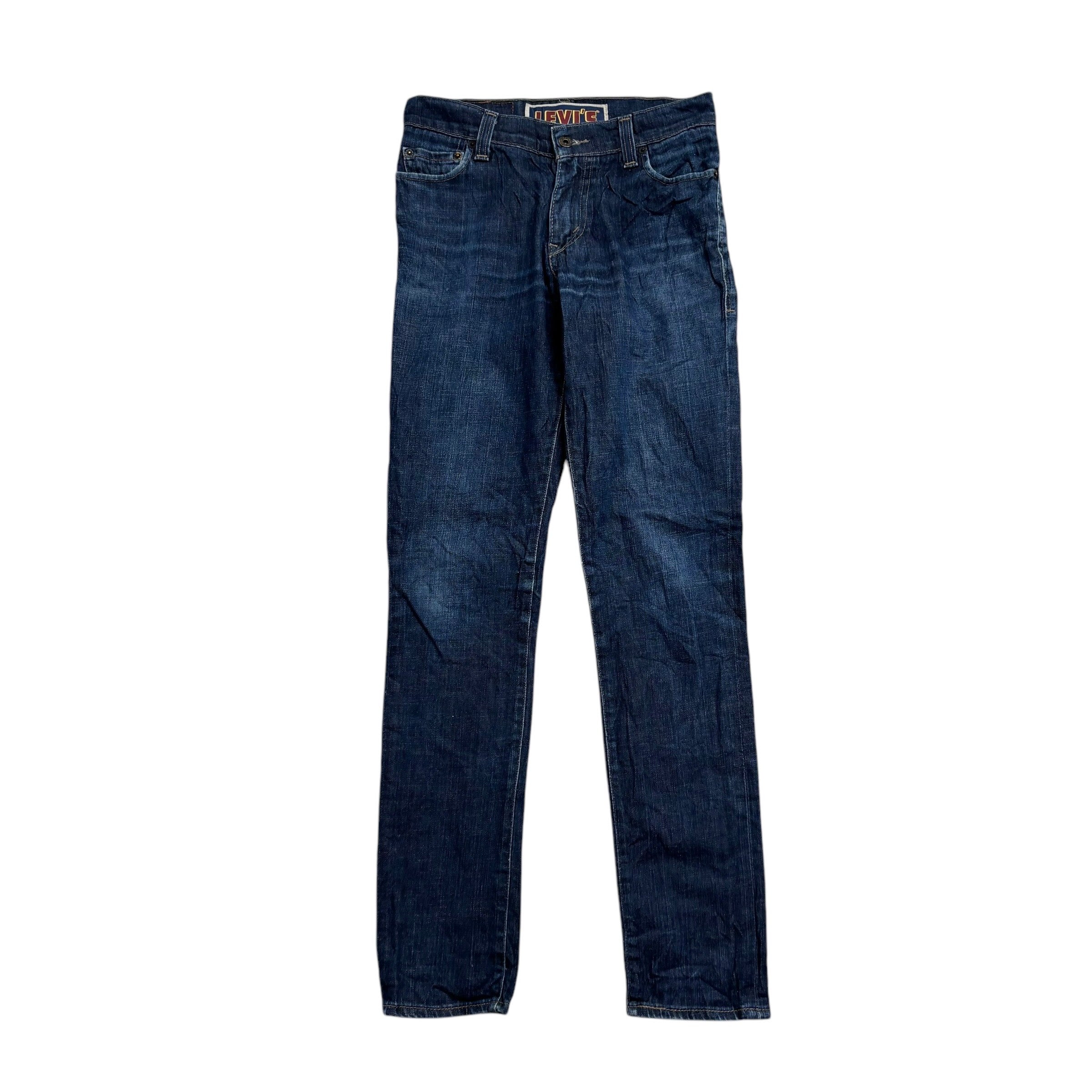 Levis 510 Jeans W29 L32 Mens Dark Blue Skinny Fit Vintage Denim (E)
