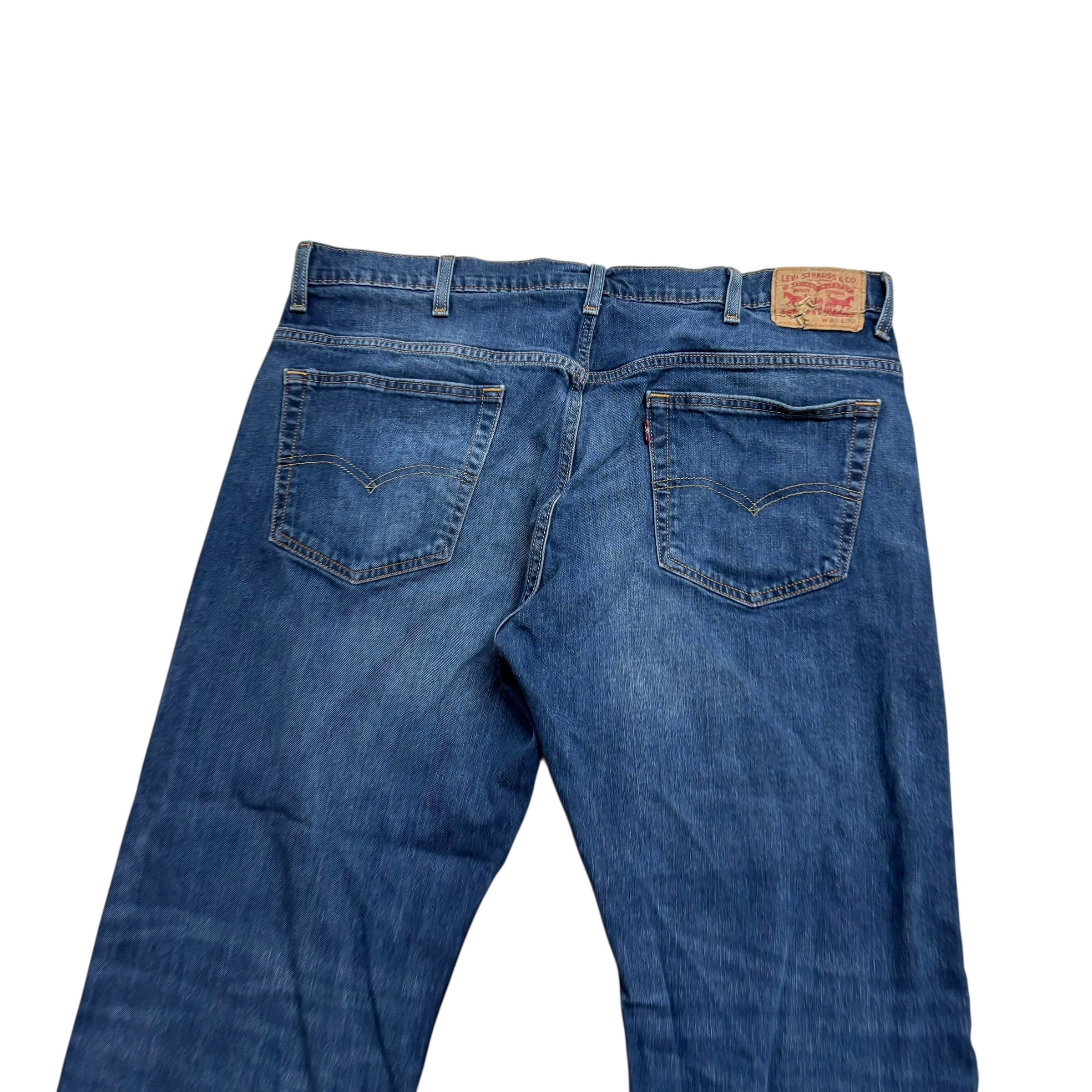 Levis 514 Jeans W40 L29 Mens Mid Blue Regular Straight Fit Stretch Denim