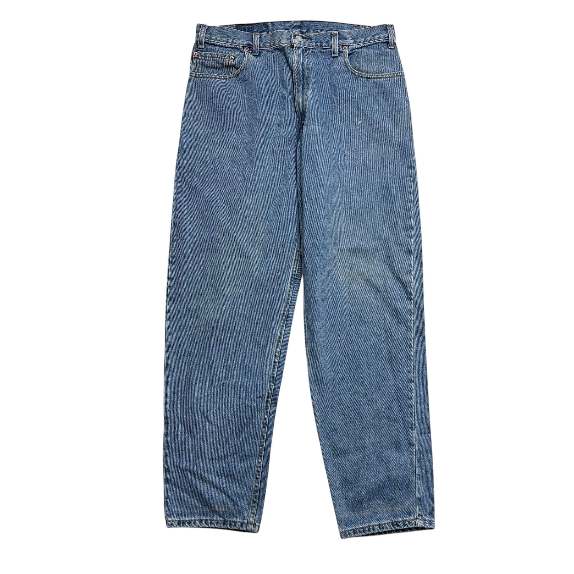 Levis 560 Jeans W36 L32 Mens Mid Blue Baggy Relaxed Tapered Fit Vintage Denim