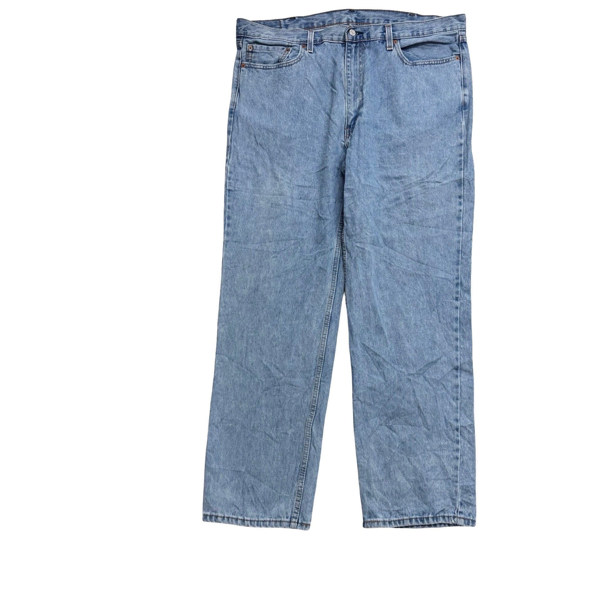 Levis 550 Jeans W40 L32 Mens Light Blue Baggy Relaxed Straight Fit Denim (E)