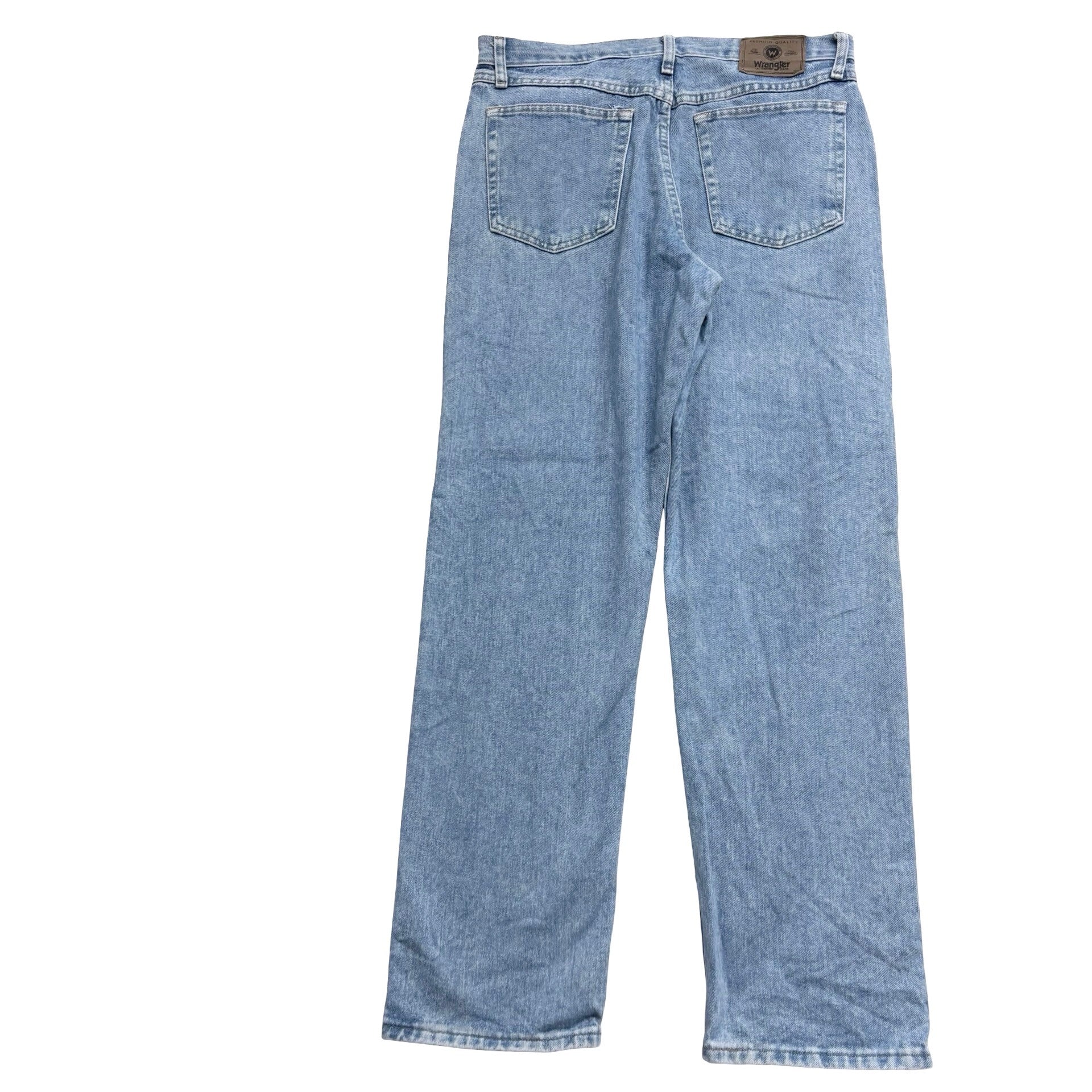 Wrangler Jeans W33 L32 Mens Light Blue Relaxed Straight Fit Denim (E)