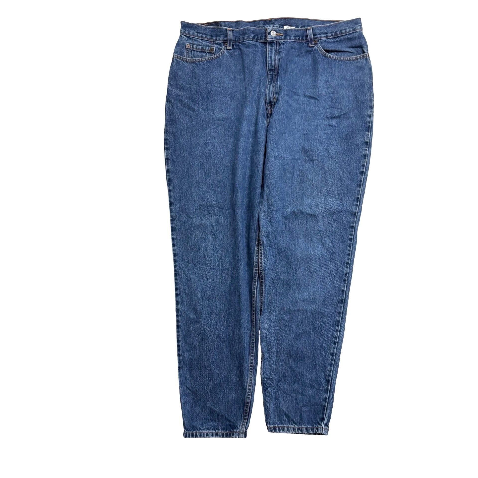 Levis 550 Jeans W40 L32 Womens Mid Blue Relaxed Tapered Fit Denim (E)