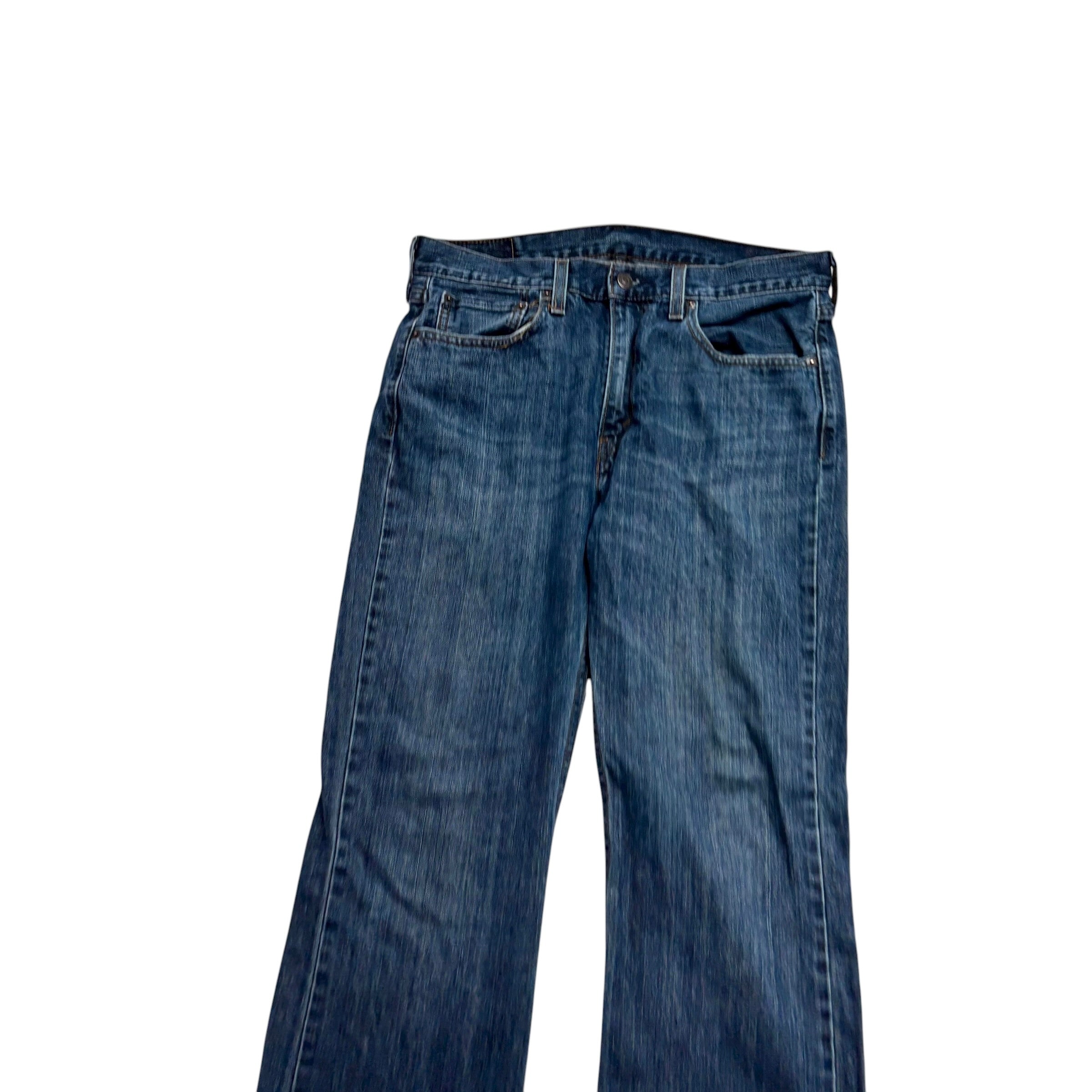 Levis 527 Jeans W33 L32 Mens Dark Blue Slim Bootcut Fit Denim