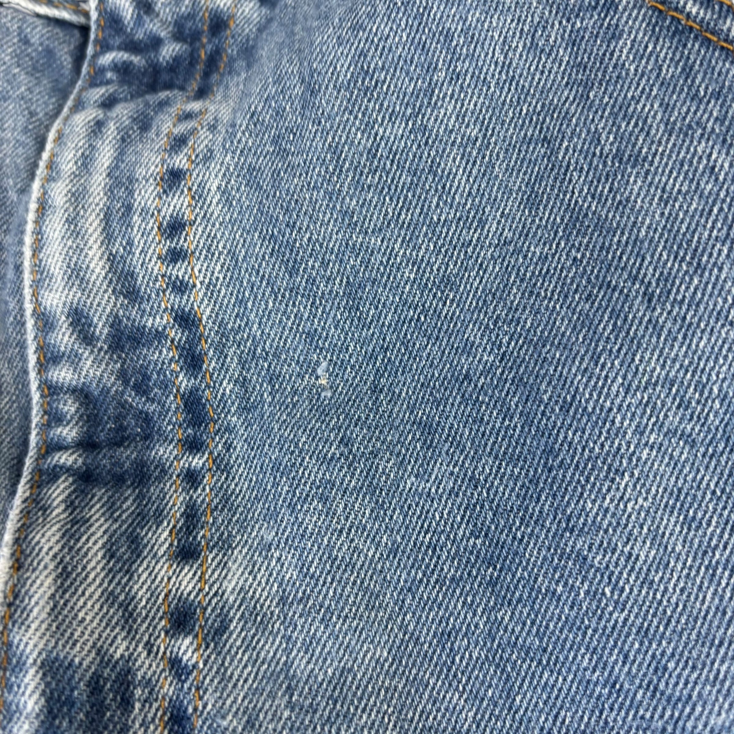 Levis 505 Jeans W36 L32 Mens Light Blue Regular Straight Fit Vintage Denim