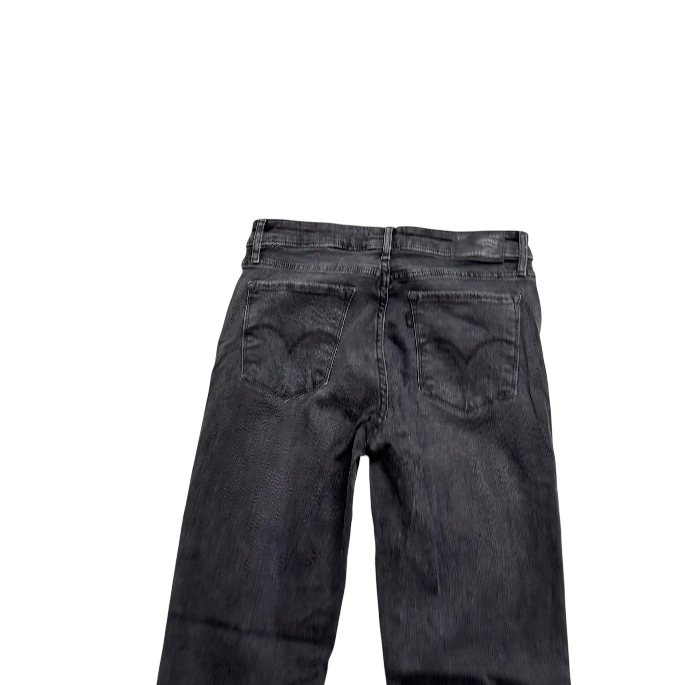 Levis 712 Jeans W28 L32 Womens Slim Fit Grey Stretch Denim (E)