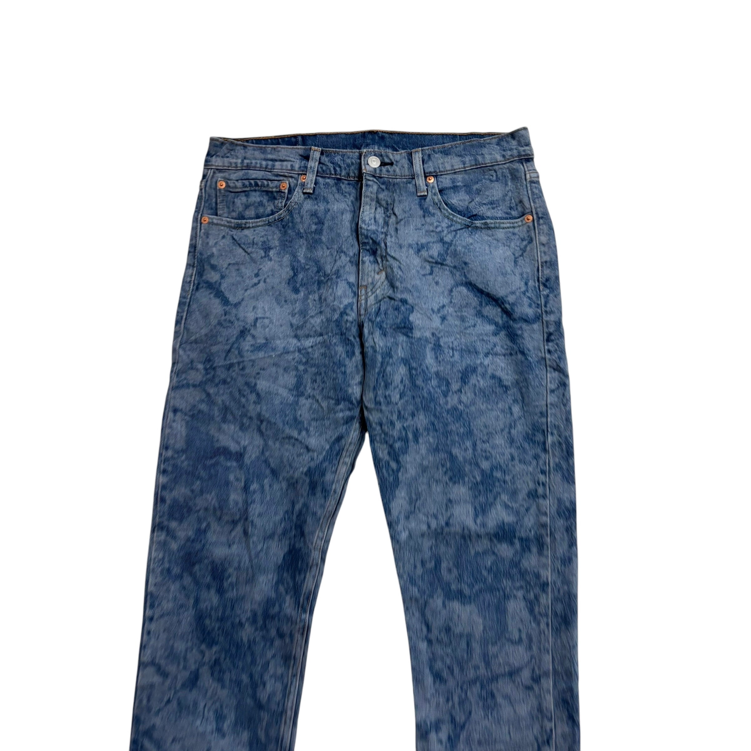Levis 512 Jeans W30 L32 Mens Mid Blue Slim Tapered Fit Stretch Denim (E)