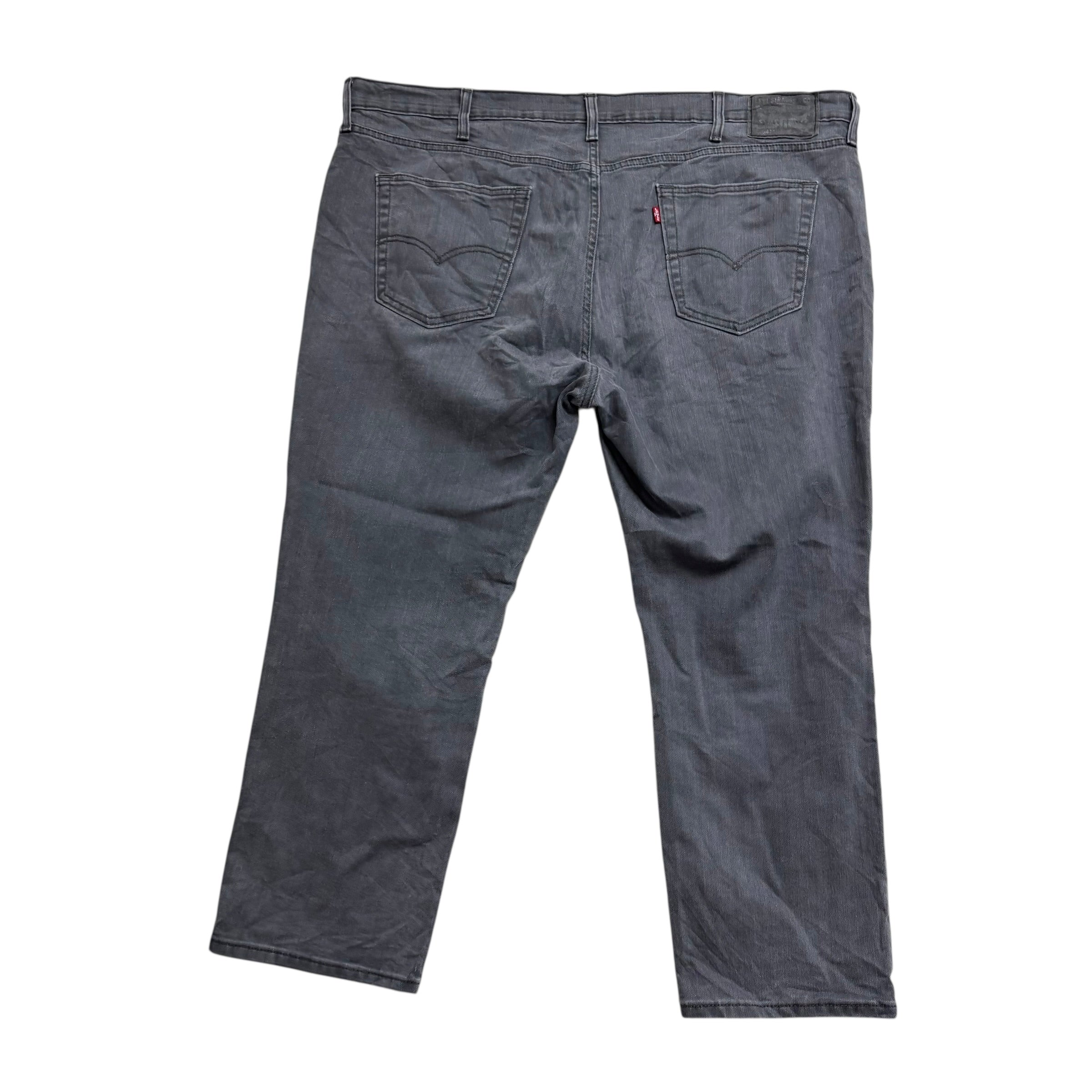 Levis 541 Jeans W46 L29 Mens Grey Athletic Tapered Fit Stretch Denim