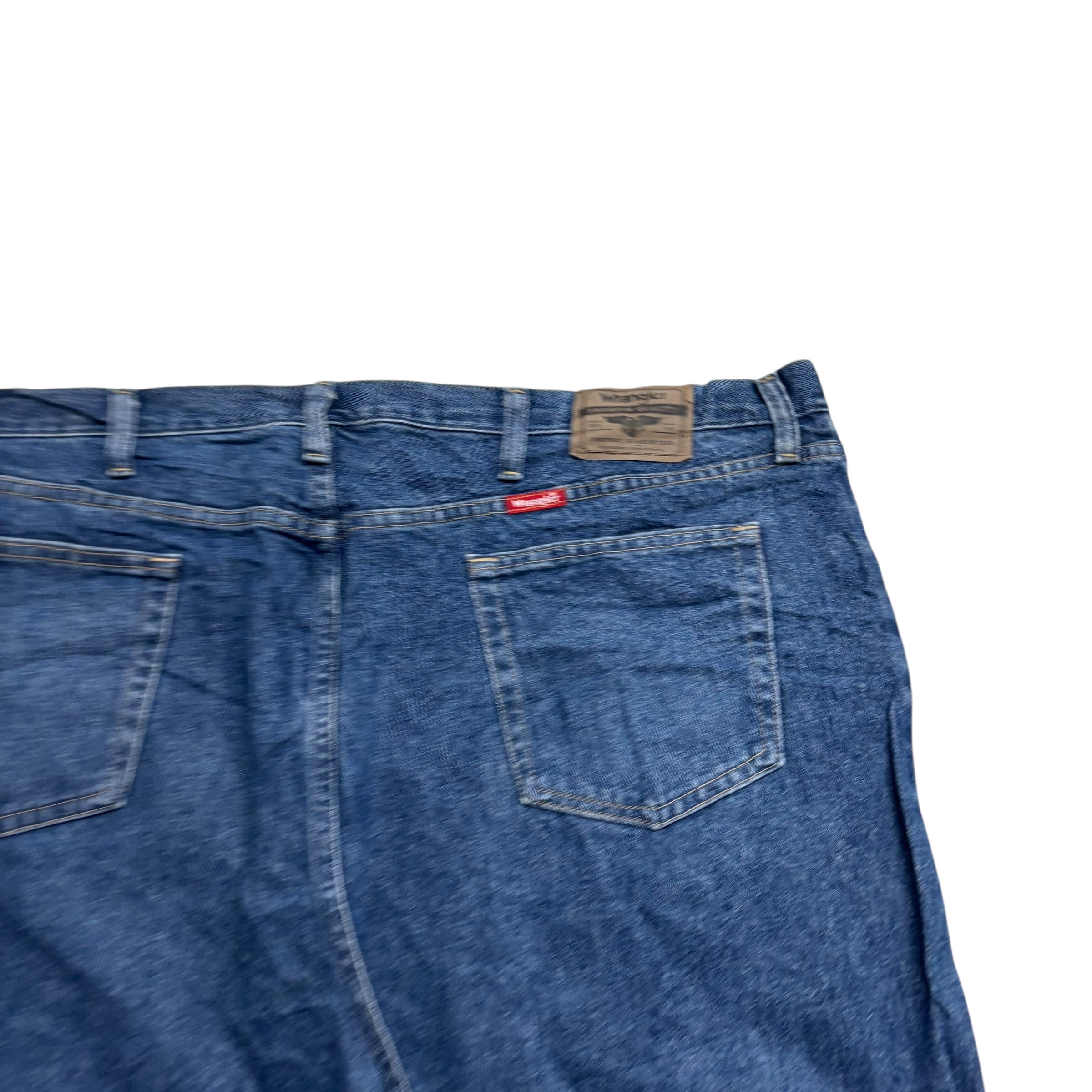 Wrangler Baggy Jorts W46 Mens Denim Shorts Mid Blue Relaxed Fit (E)