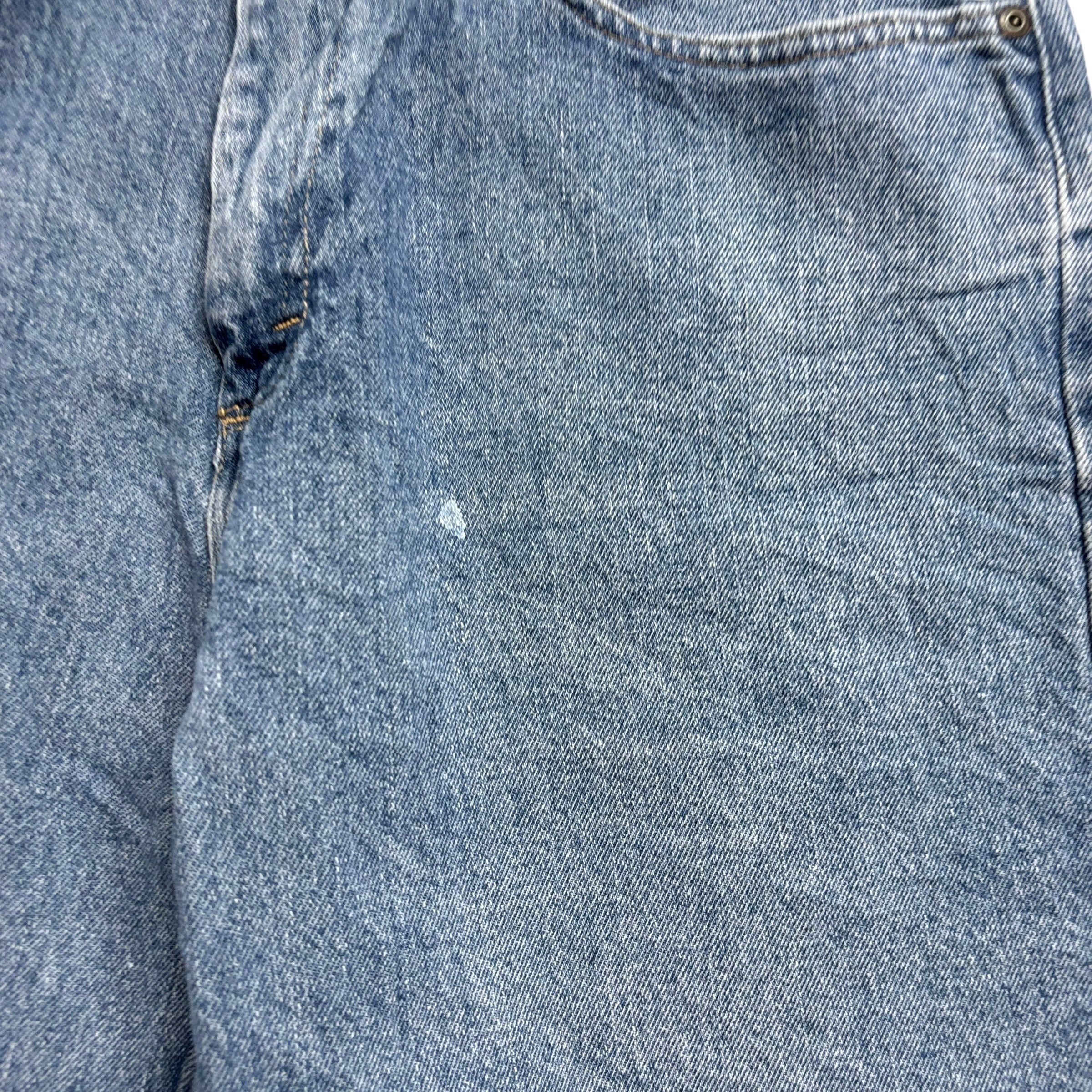 Wrangler Baggy Jorts W36 Mens Denim Shorts Mid Blue Relaxed Fit