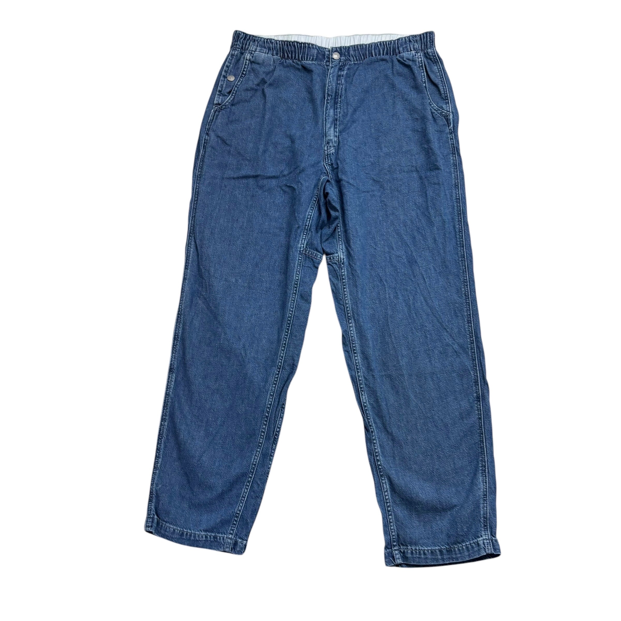 Levis Stay Loose Boxer Taper Jeans XL Mens Mid Blue Relaxed Fit Denim (E)