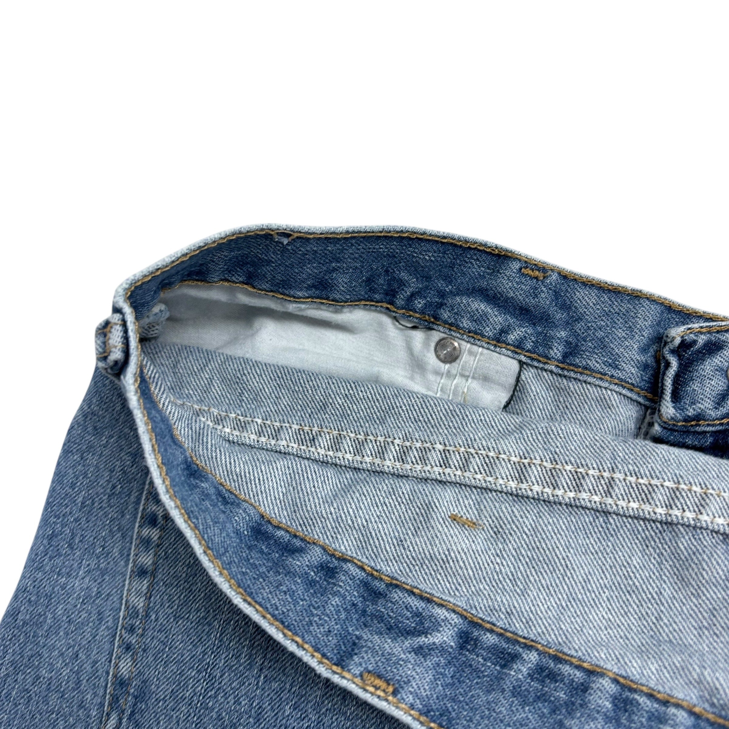 Wrangler Jeans W36 L34 Mens Light Blue Regular Straight Fit Denim (E)