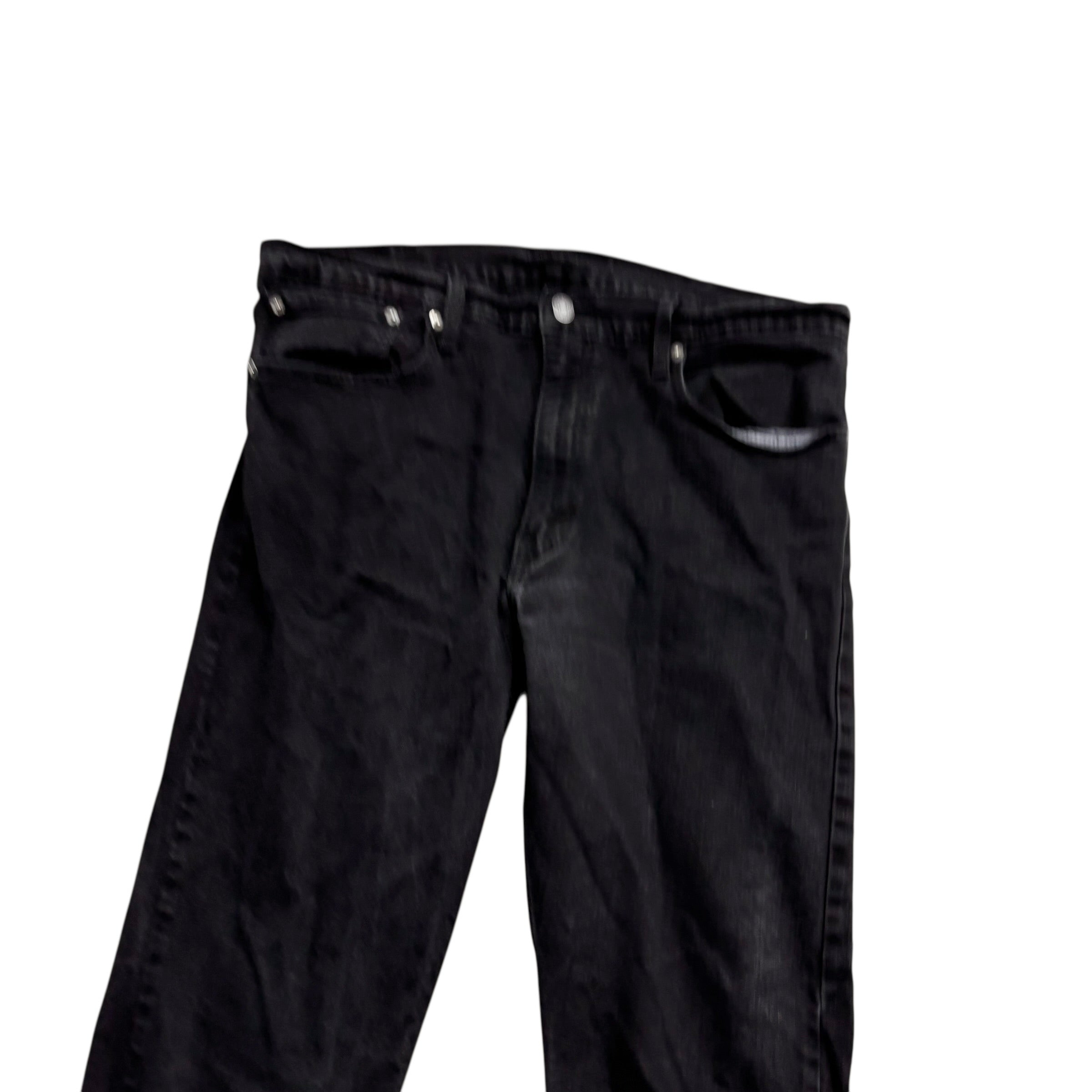 Levis 512 Jeans W36 L29 Mens Black Slim Tapered Fit Stretch Denim