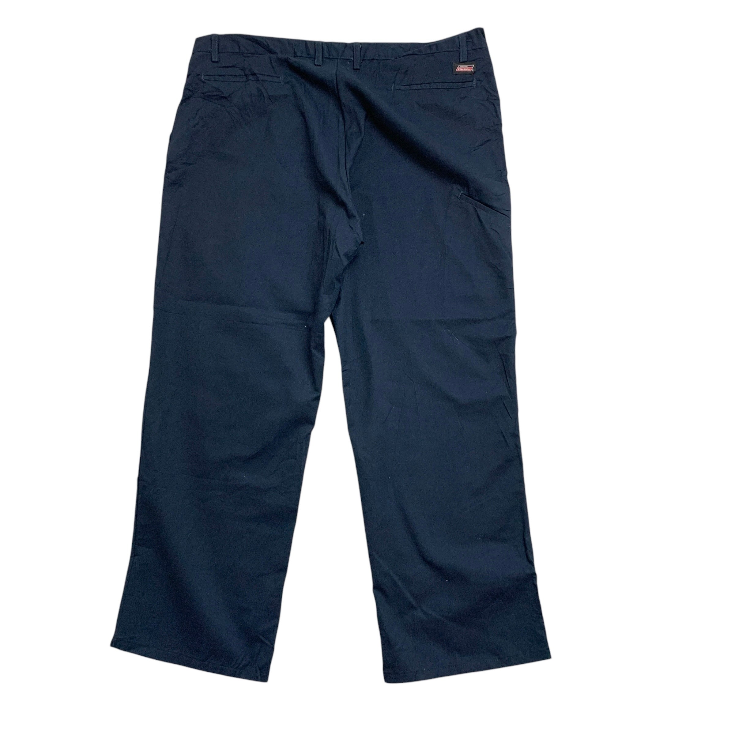 Dickies Trousers W42 L30 Mens Navy Blue Pants Relaxed Straight Fit Workwear