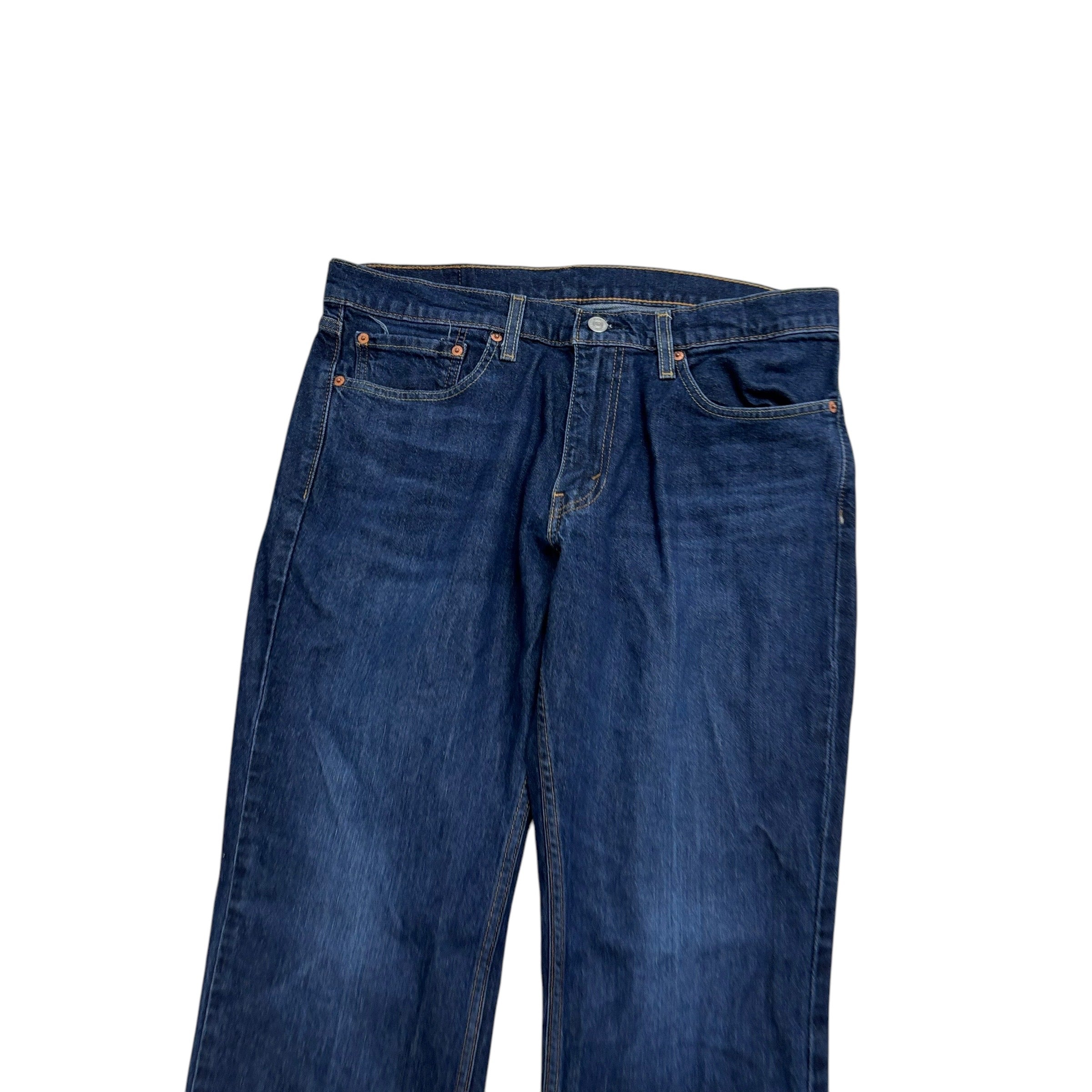 Levis 511 Jeans W34 L30 Mens Dark Blue Slim Fit Stretch Denim (E)