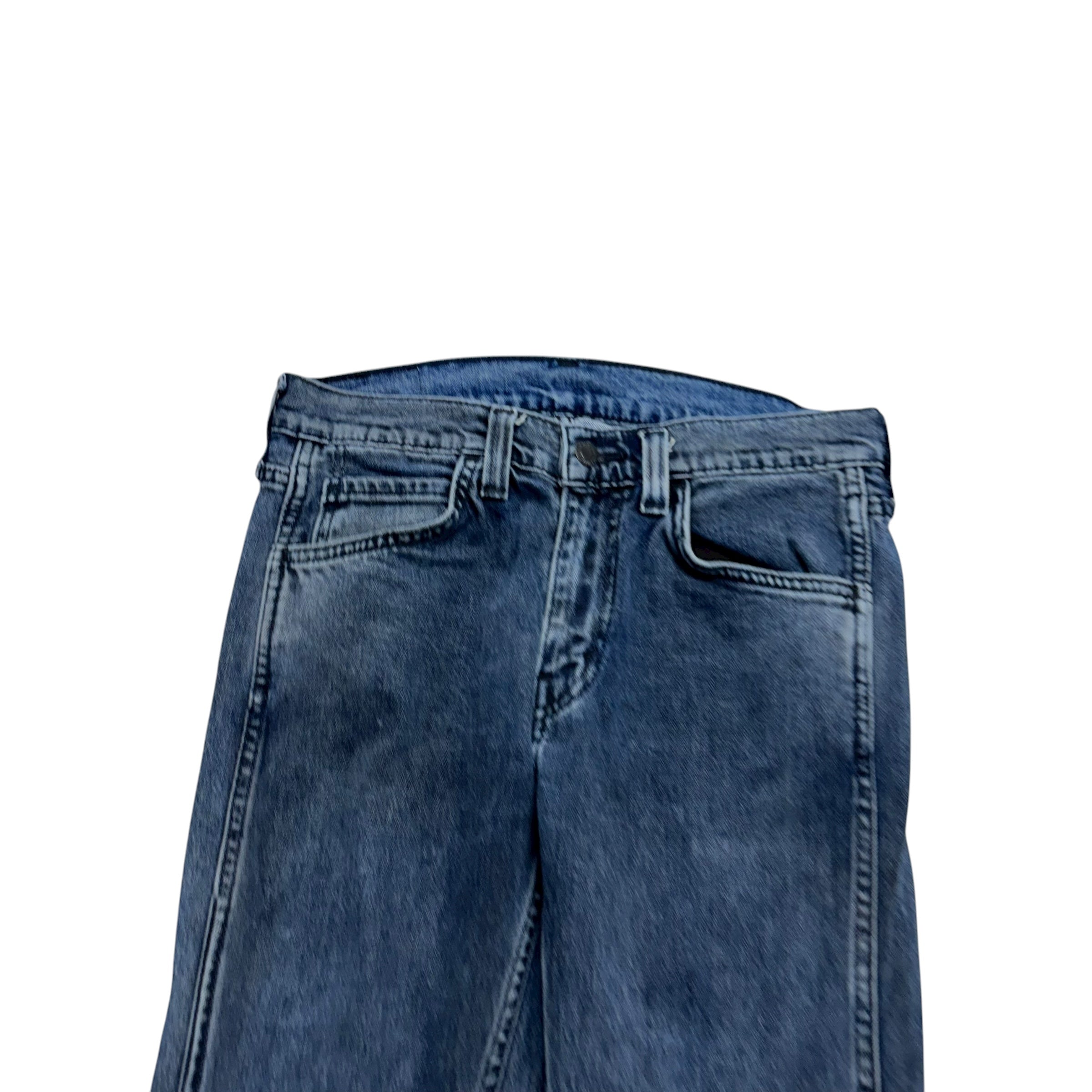 Levis 519 Jeans W30 L32 Mens Navy Blue Super Skinny Fit Stretch Denim