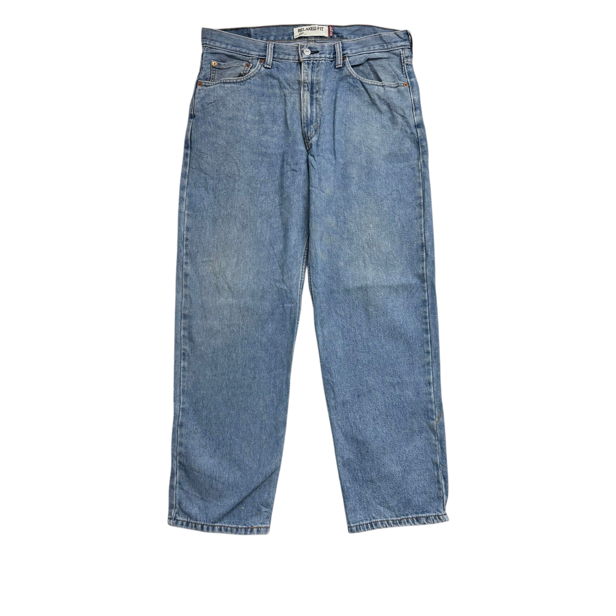 Levis 550 Jeans W36 L30 Mens Light Blue Baggy Relaxed Straight Fit Vintage Denim