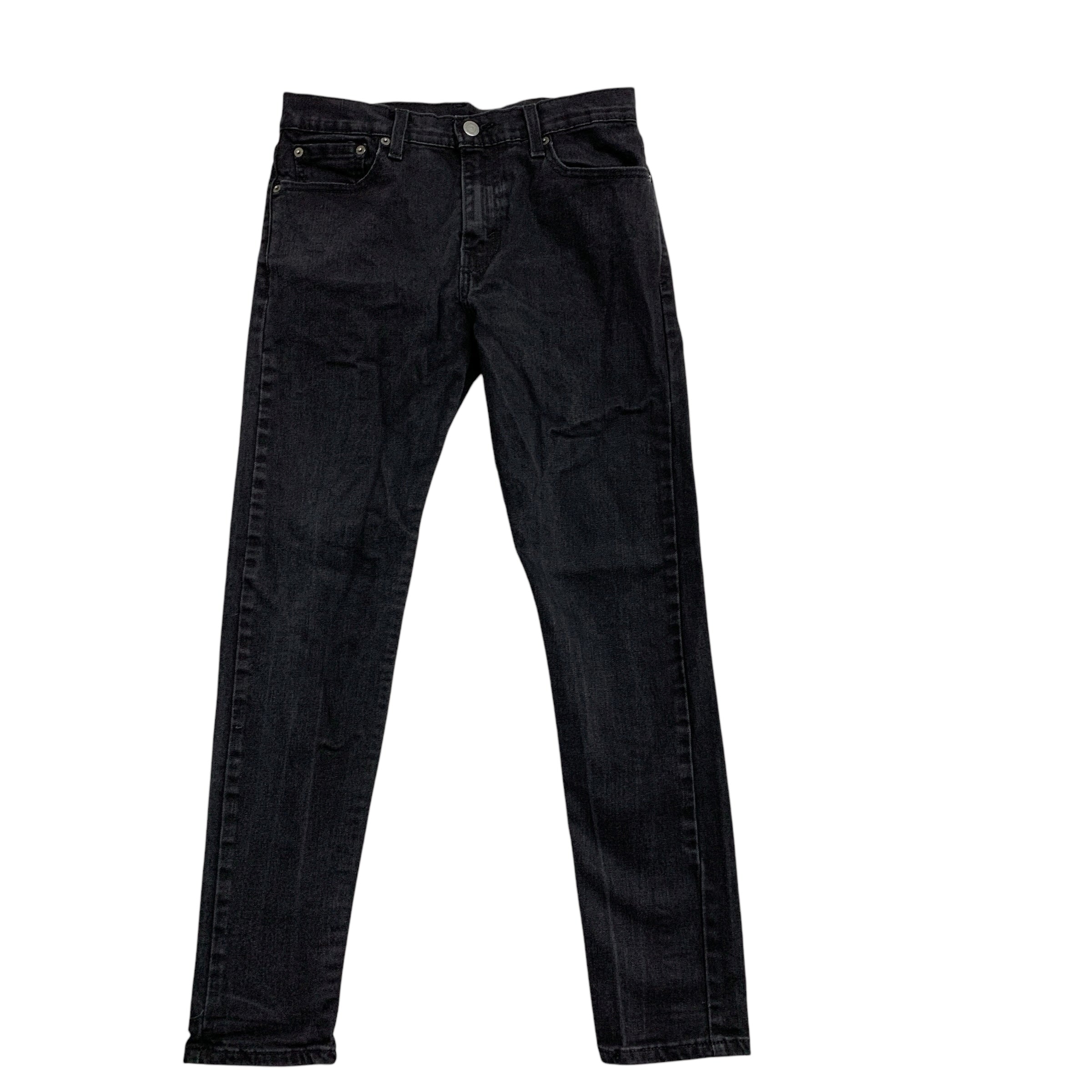 Levis 512 Jeans W29 L28 Mens Black Slim Tapered Fit Stretch Denim