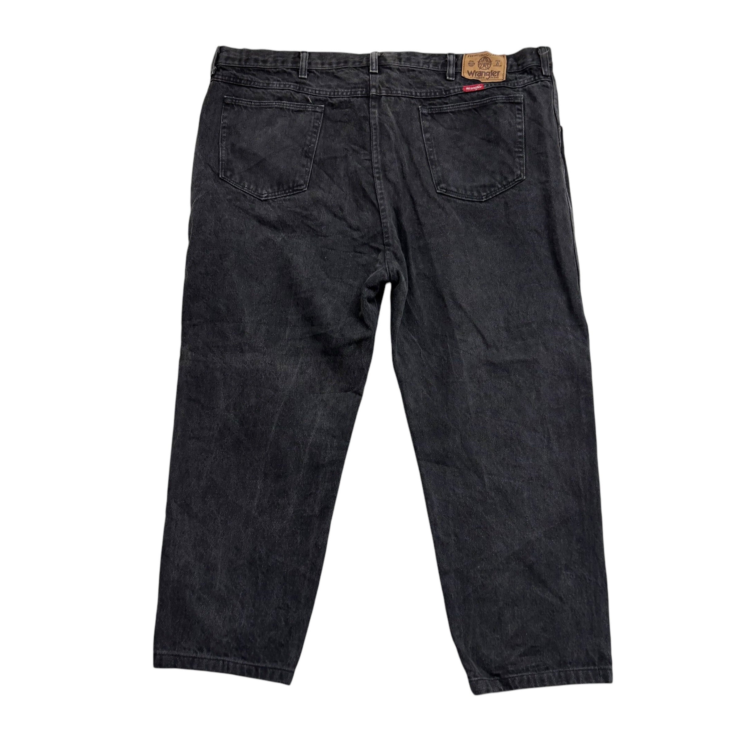 Wrangler Jeans W46 L27 Mens Black Regular Straight Fit Made In USA Vintage (E)