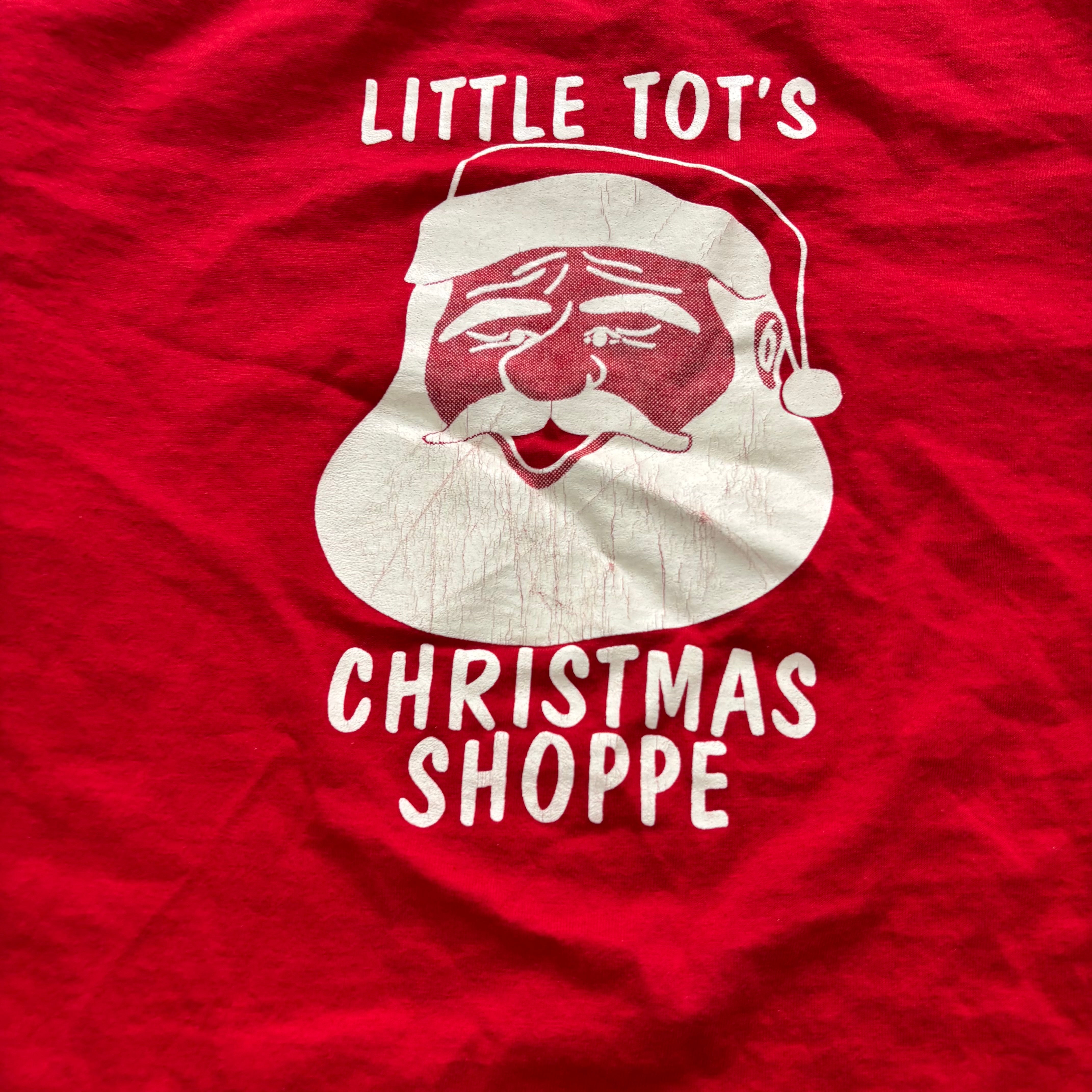 Vintage T Shirt Mens XL Red Single Stitch Graphic Print 90s USA Santa