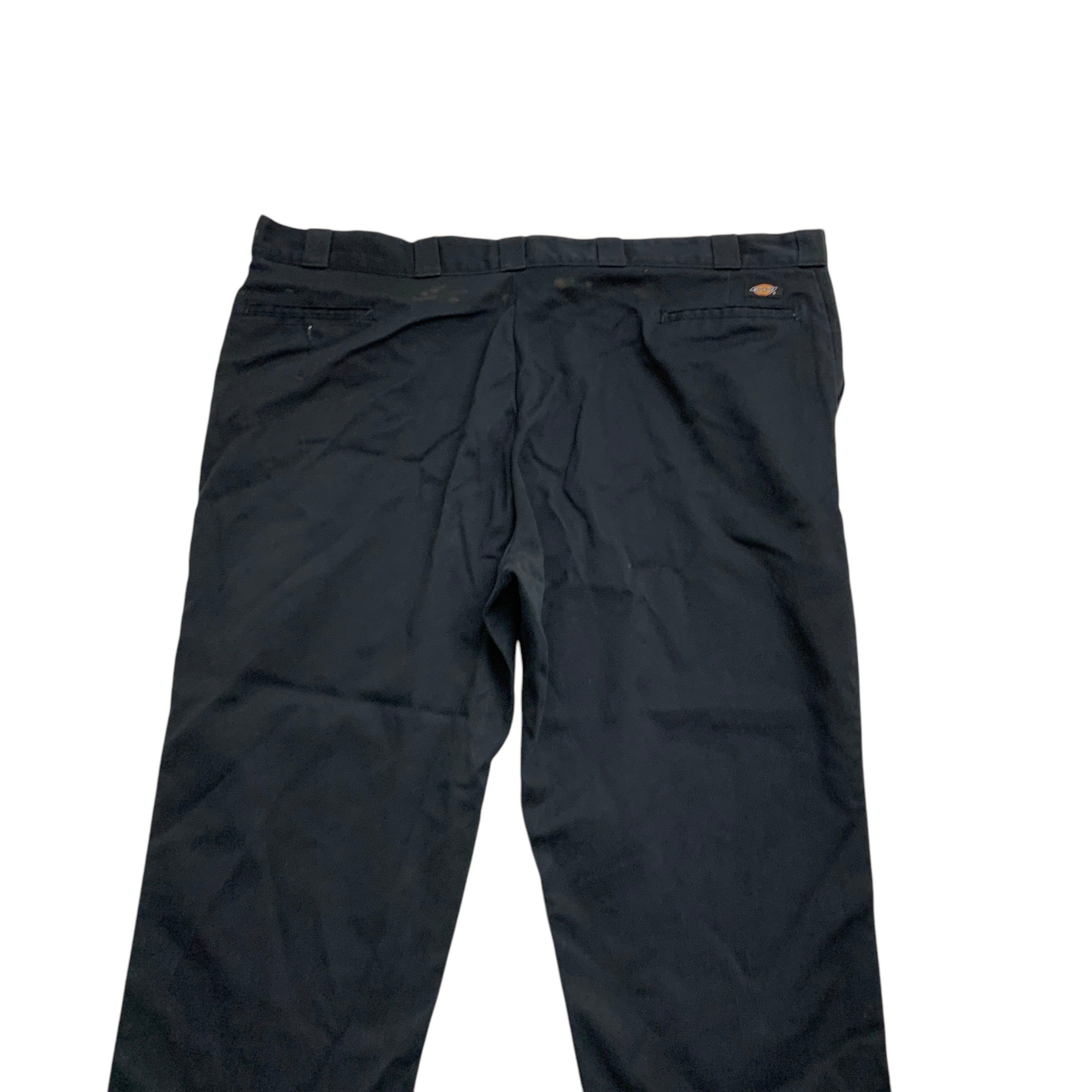 Dickies 874 Trousers W50 L32 Mens Black Pants Original Straight Fit Workwear