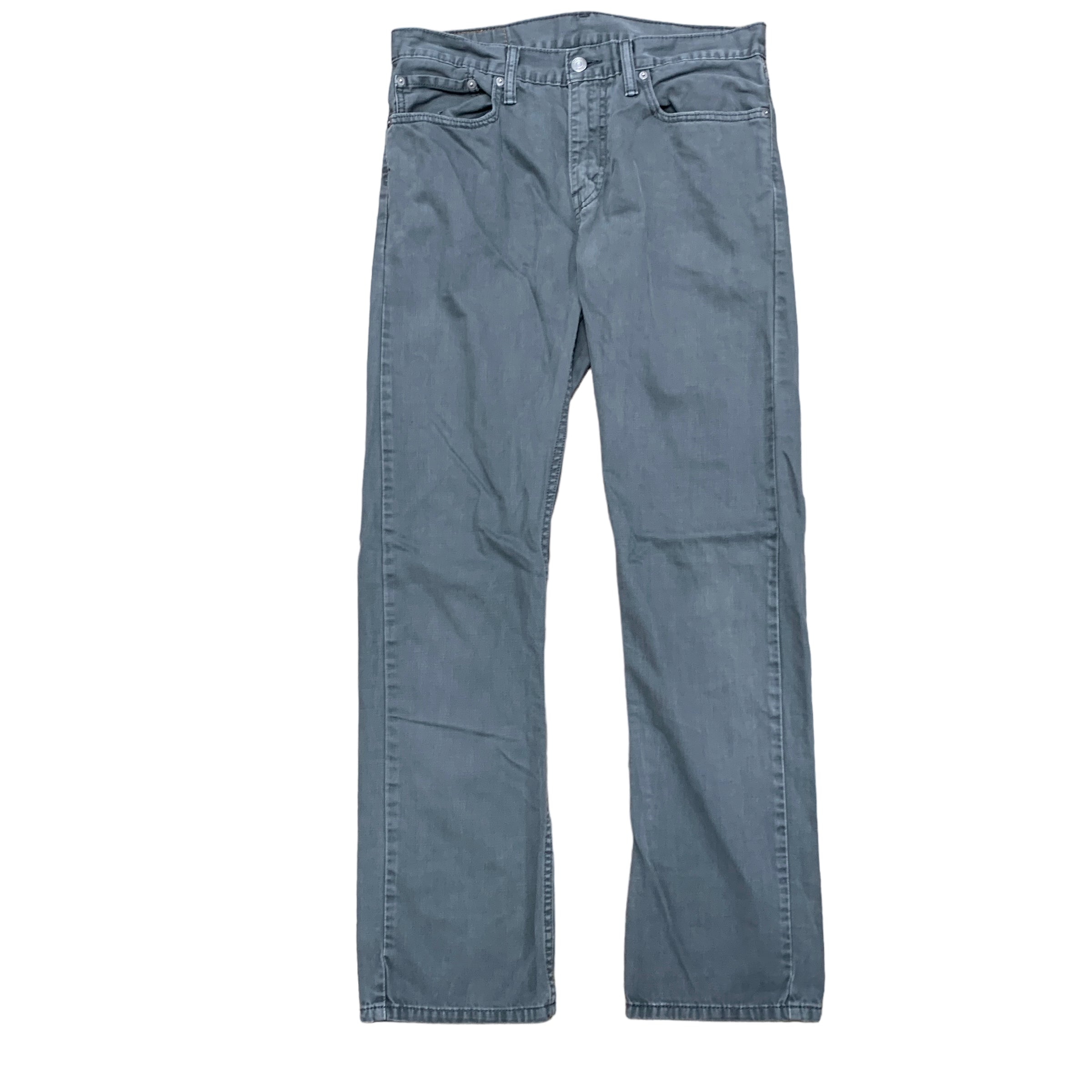 Levis 514 Trousers W32 L32 Mens Chino Blue Straight Fit