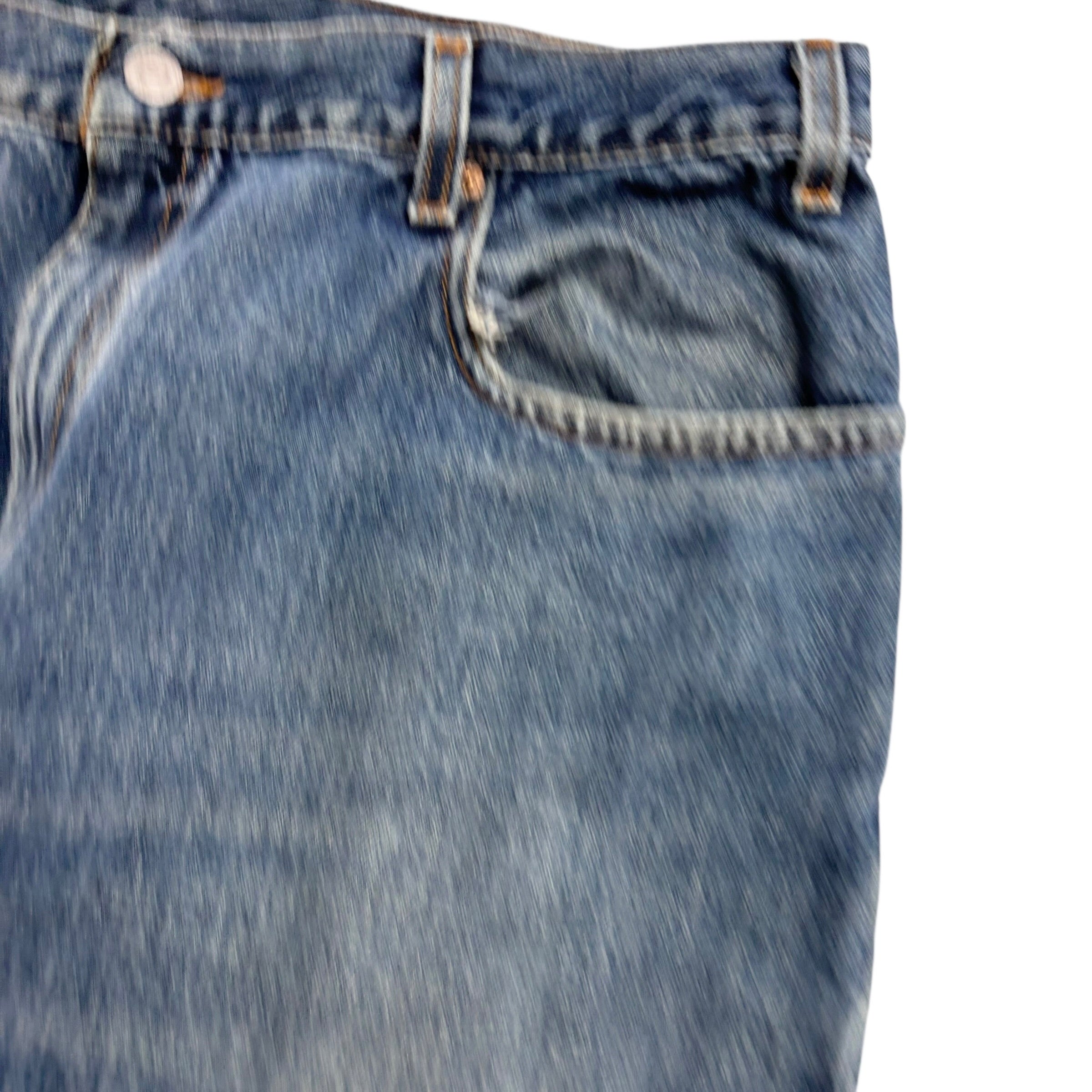 Levis 560 Jeans W36 L33 Mens Mid Blue Relaxed Tapered Fit Vintage USA Made