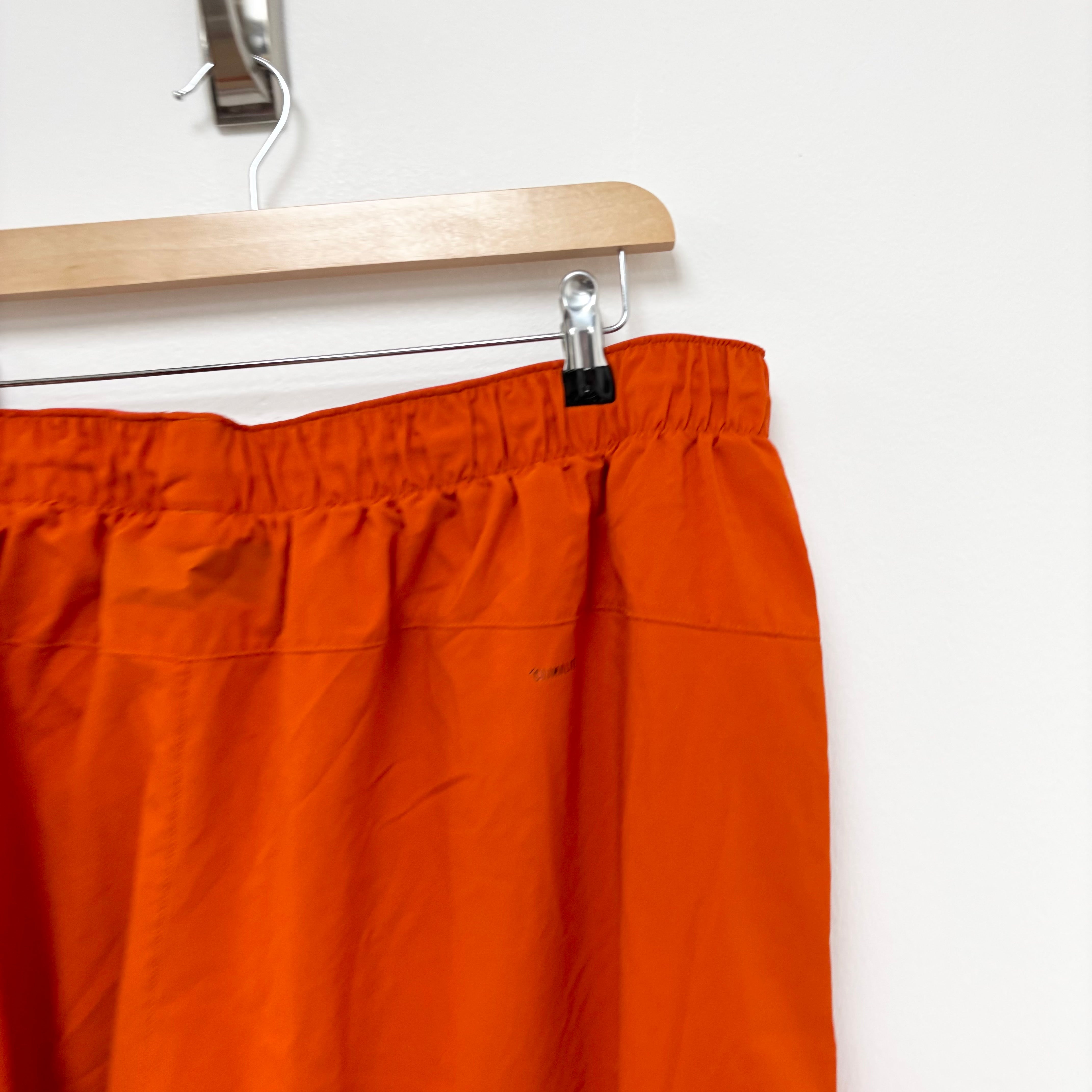Adidas Shorts Mens 3XL Orange Sports Running Gym Athletic Pockets (E)