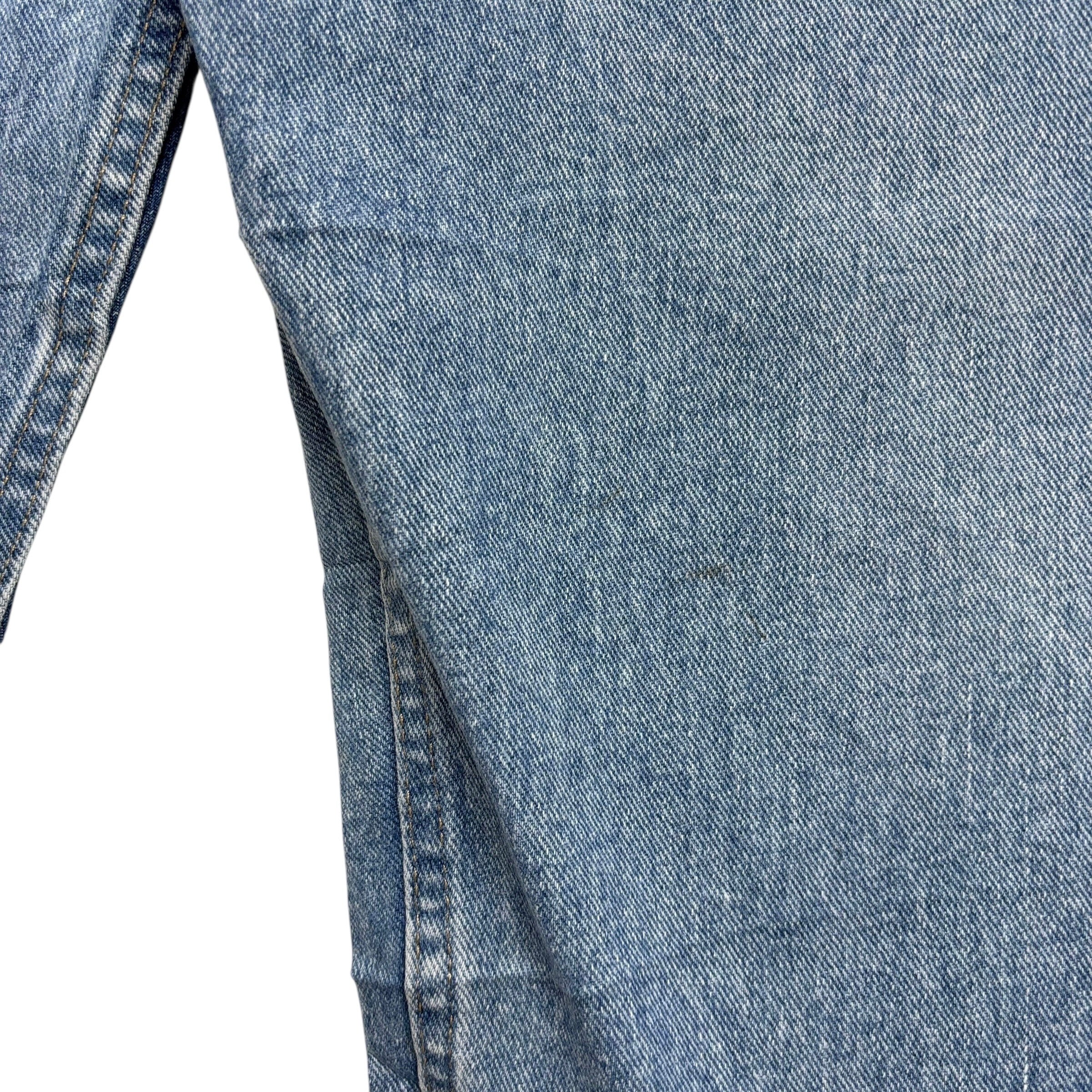 Wrangler Jeans W40 L32 Mens Light Blue Relaxed Straight Fit Denim