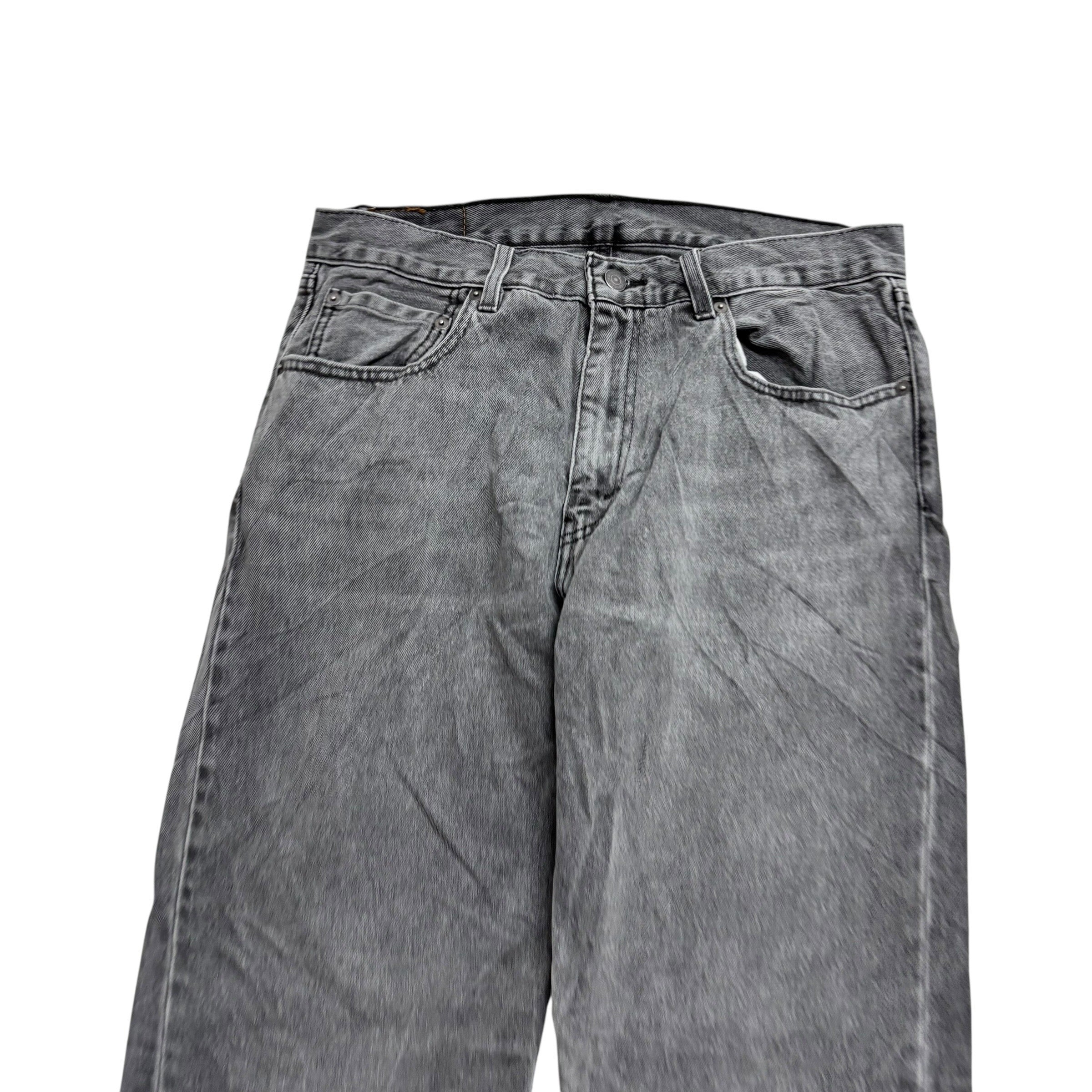Levis 550 Jeans W31 L29 Mens Grey Relaxed Tapered Fit Denim (E)