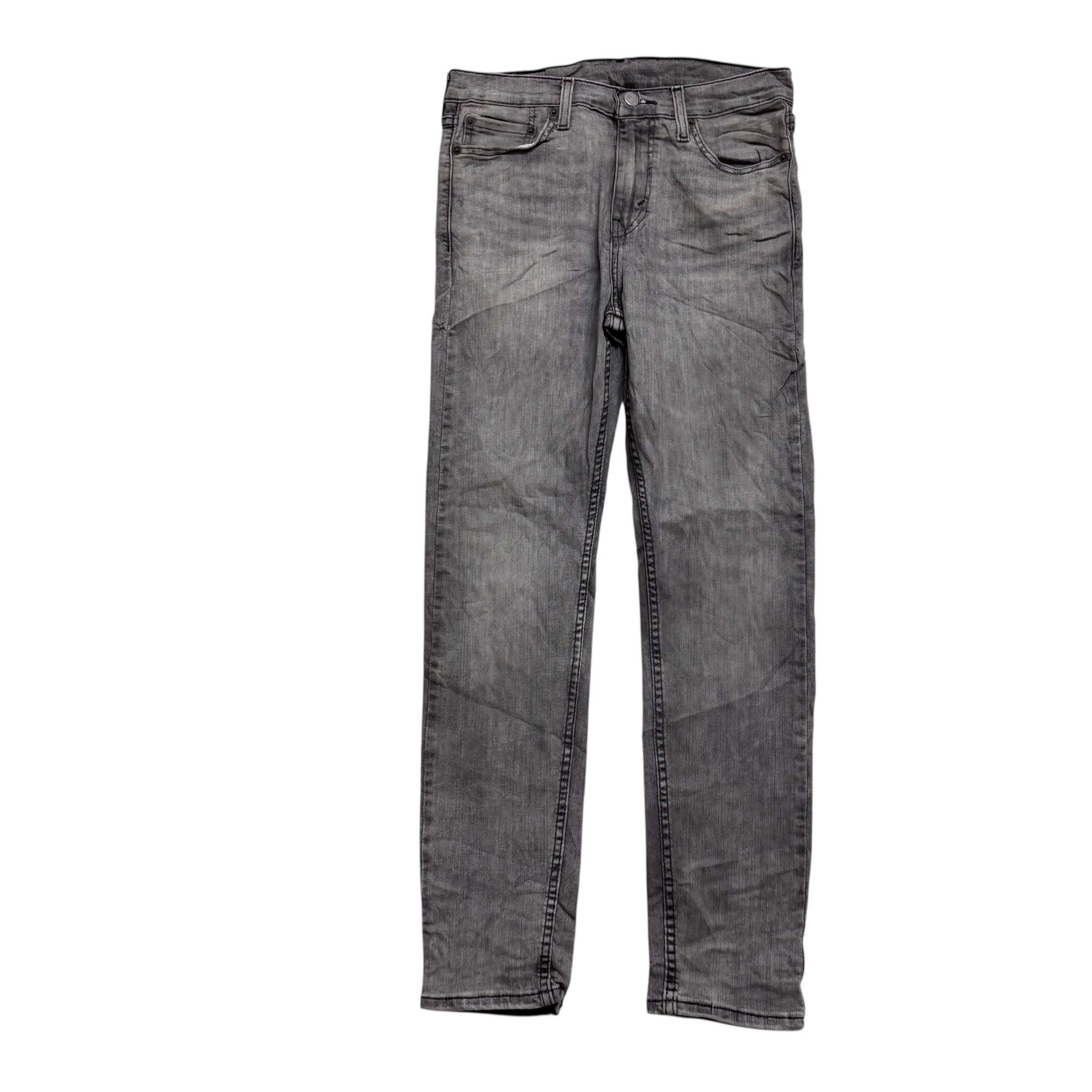 Levis 510 Jeans W29 L29 Mens Grey Skinny Fit Stretch Denim (E)