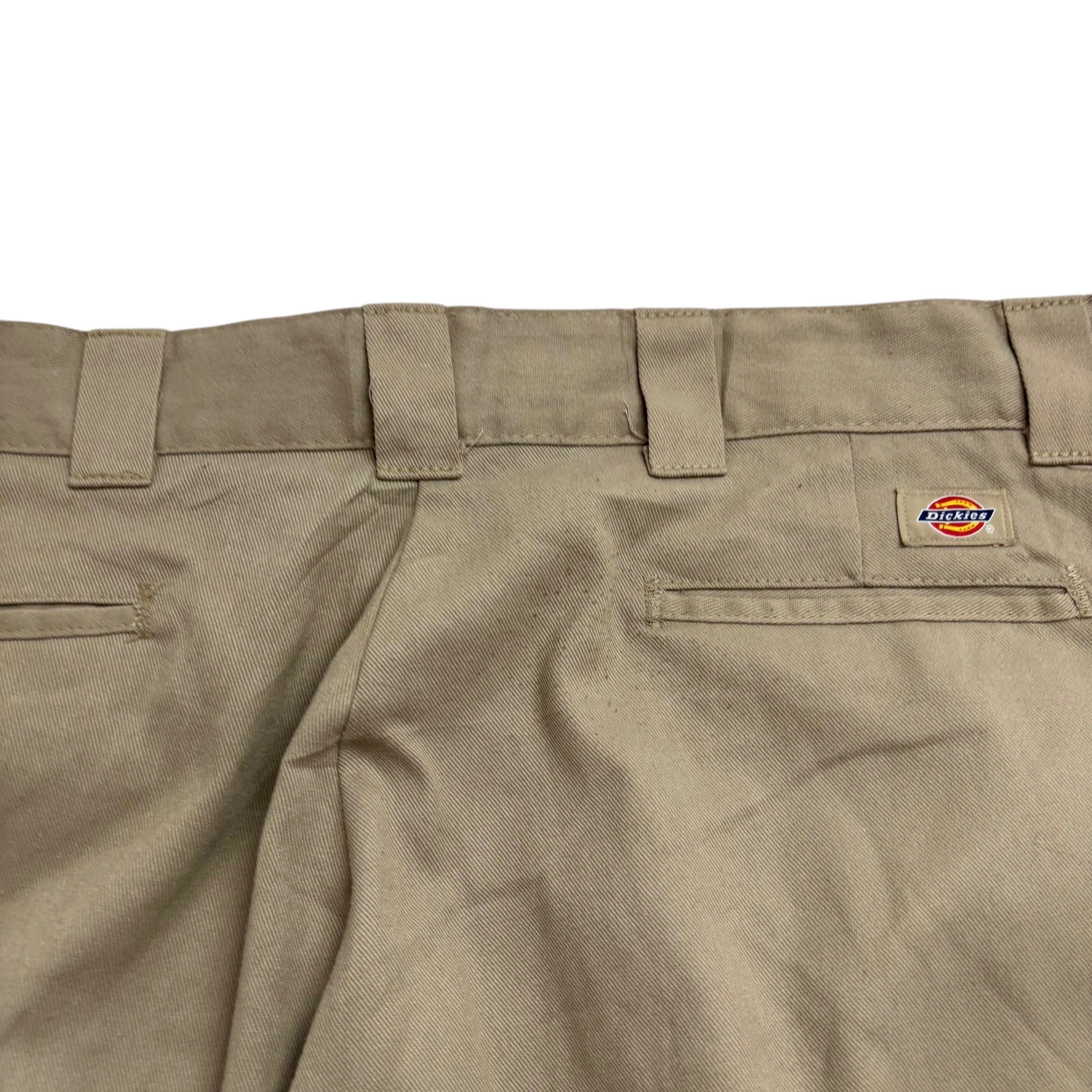 Dickies 874 Trousers W40 L29 Mens Beige Pants Original Straight Fit Workwear