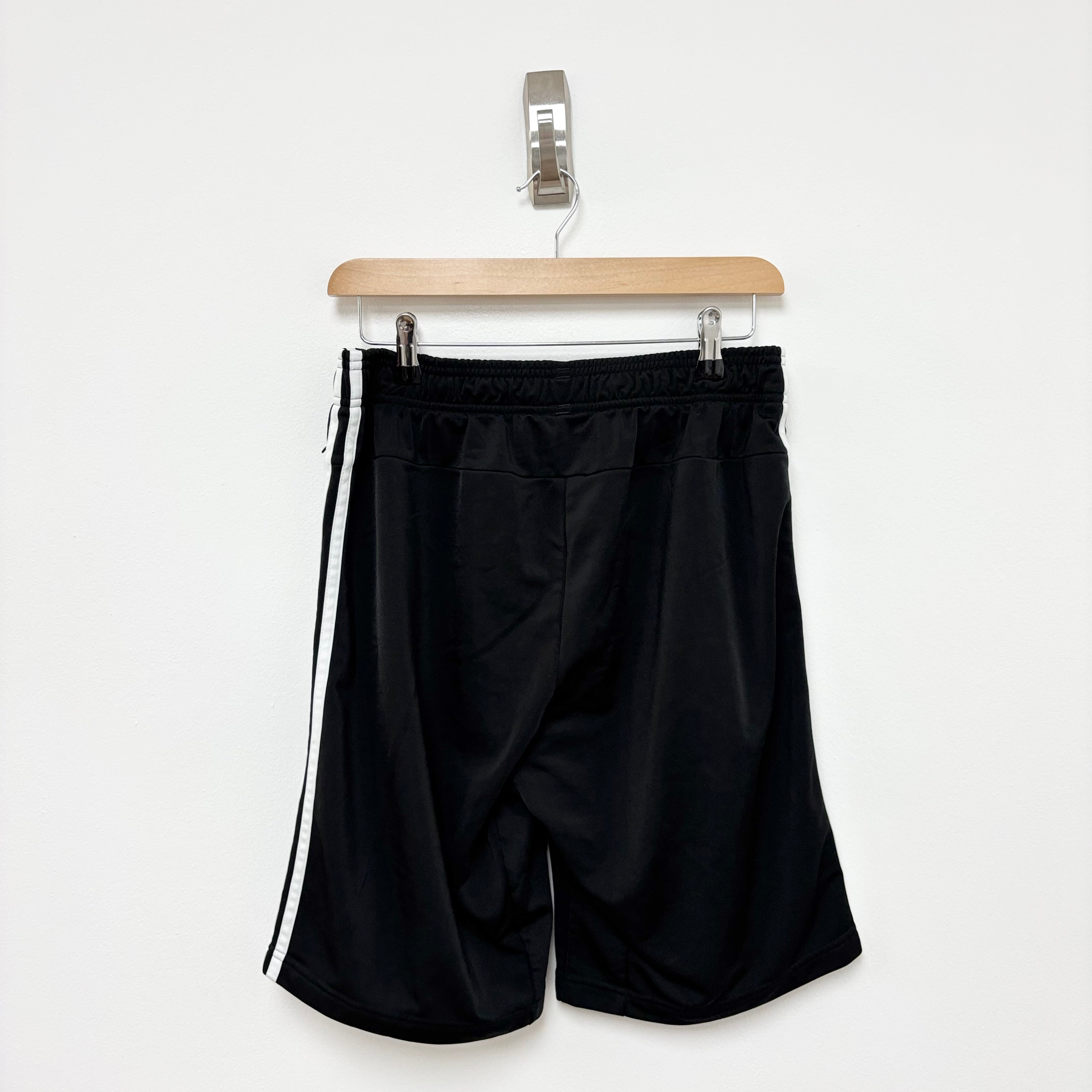 Adidas Shorts Mens Medium Black Sports Running Gym Athletic Pockets
