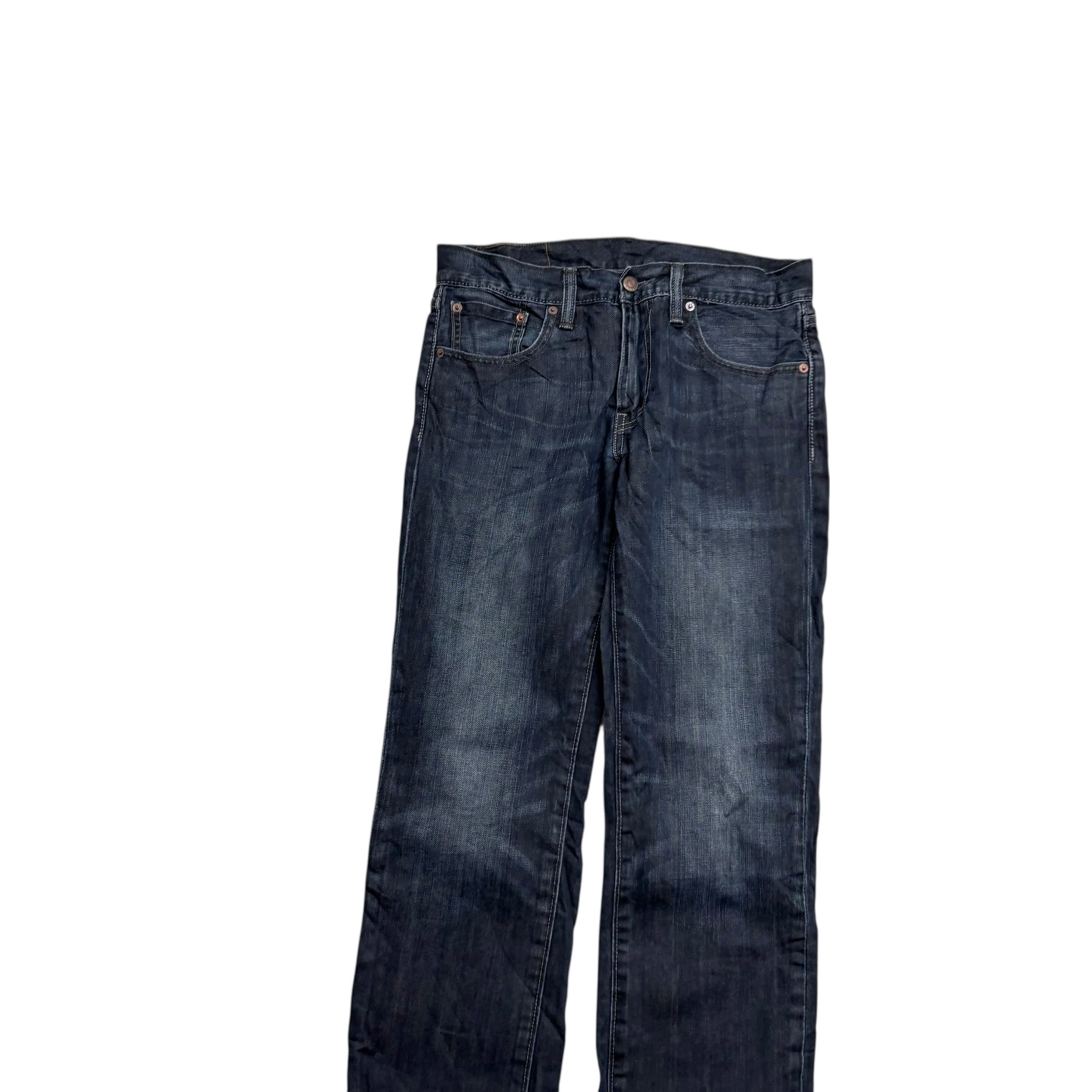 Levis 511 Jeans W30 L32 Mens Dark Blue Slim Fit Denim (E)