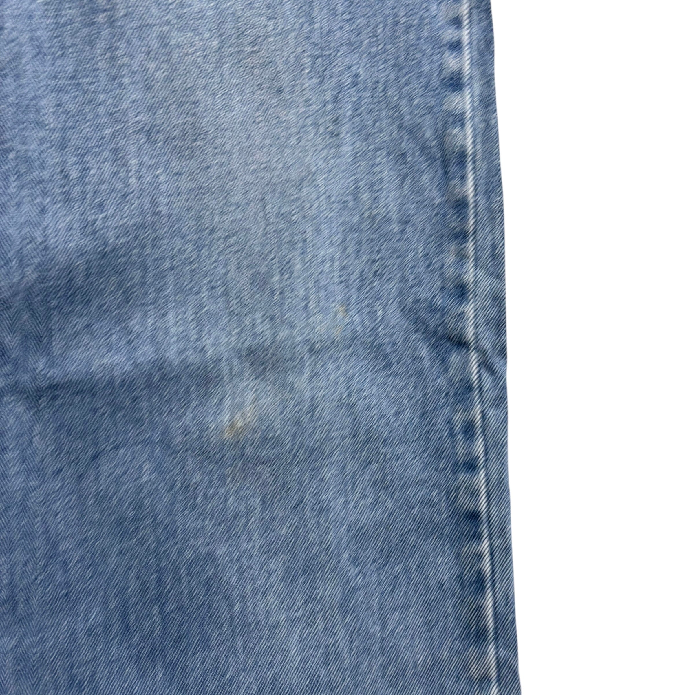 Levis 505 Jeans W38 L32 Mens Mid Blue Regular Straight Fit Vintage Denim