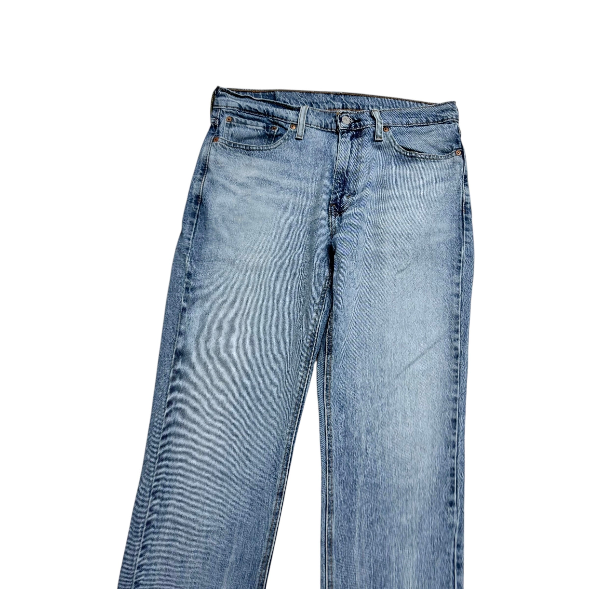 Levis 541 Jeans W33 L30 Mens Light Blue Athletic Tapered Fit Stretch Denim